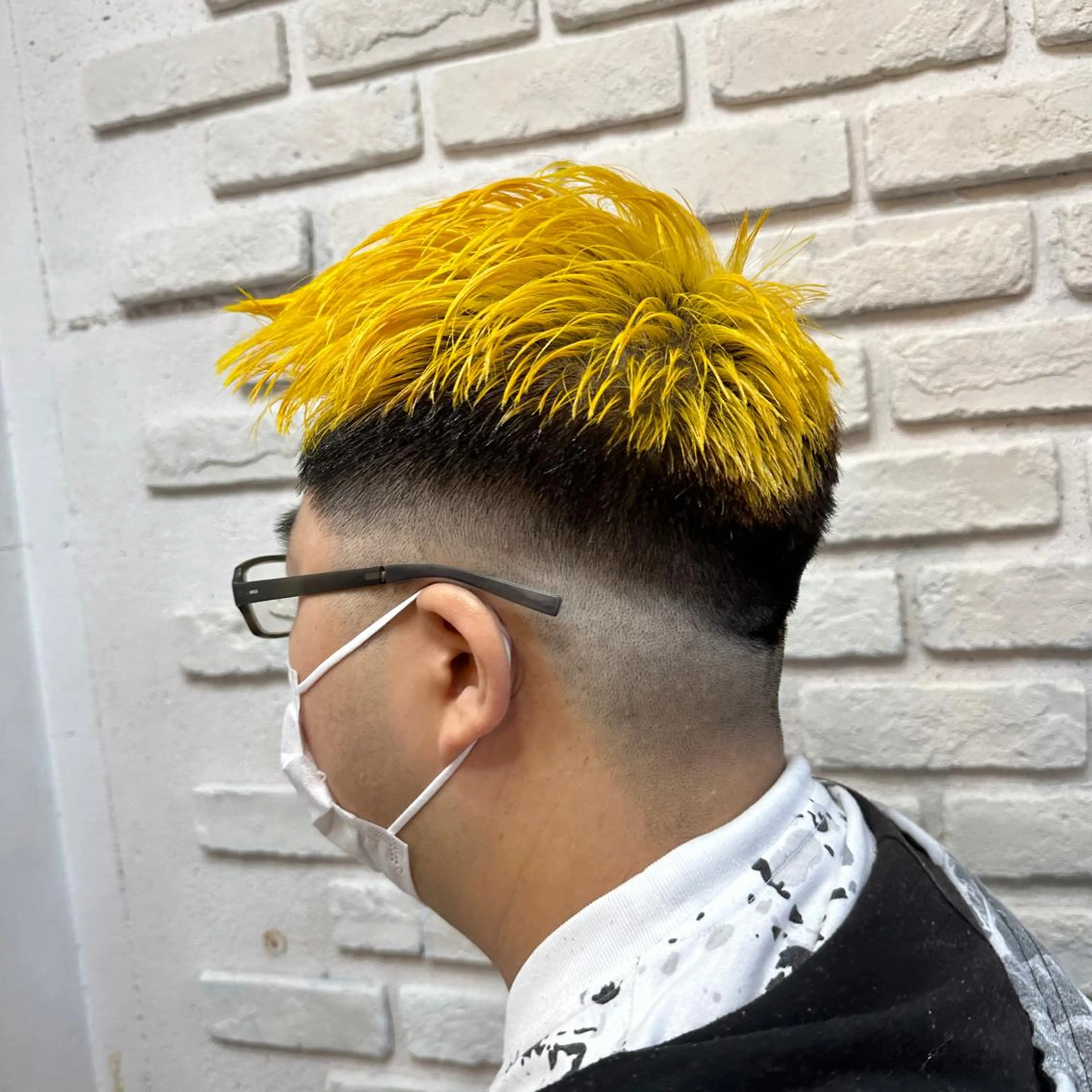 ショート カラー メンズ 池袋メンズ パーマ本多のヘアスタイル