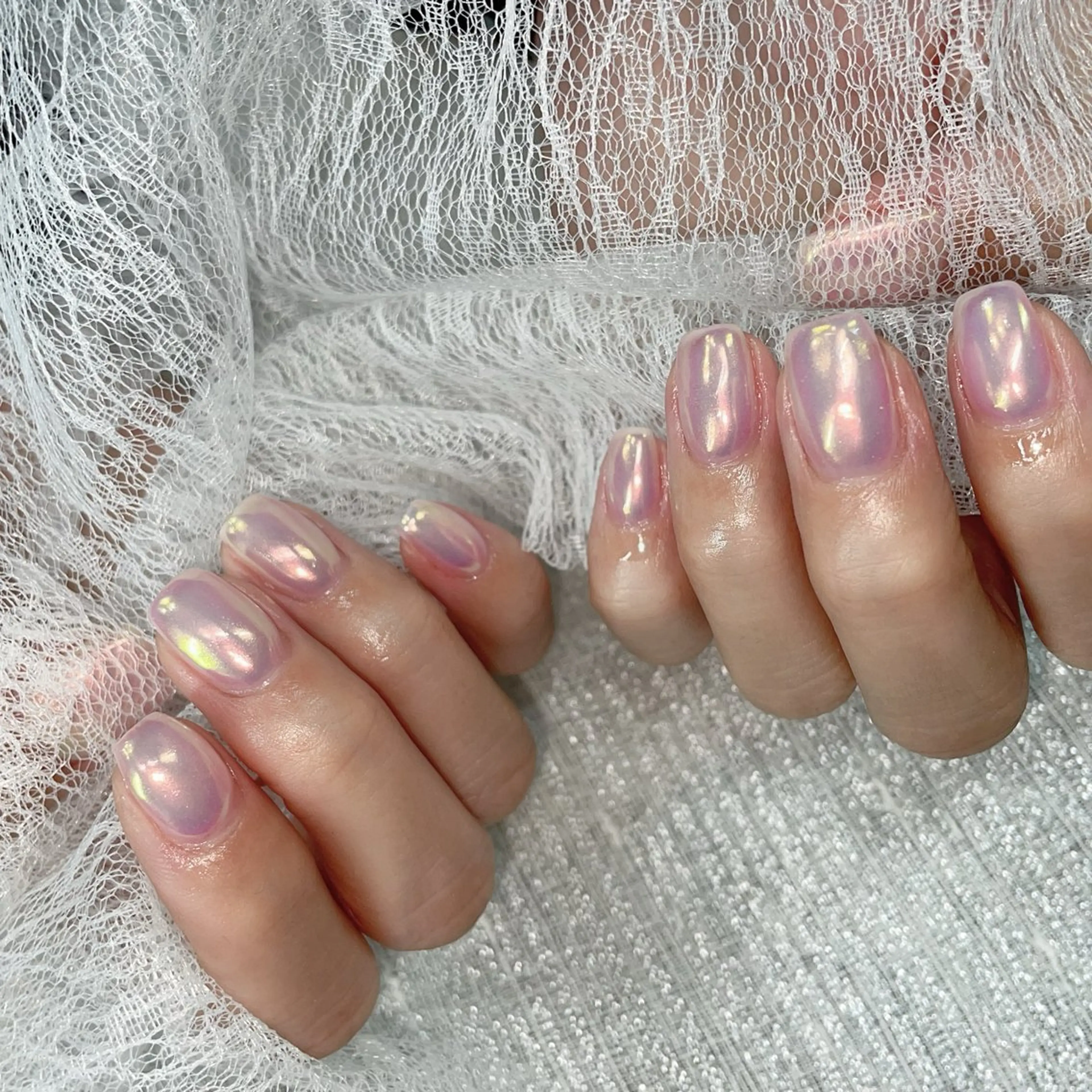 ネイル オーロラネイル 林 ✨syousyouのネイルデザイン