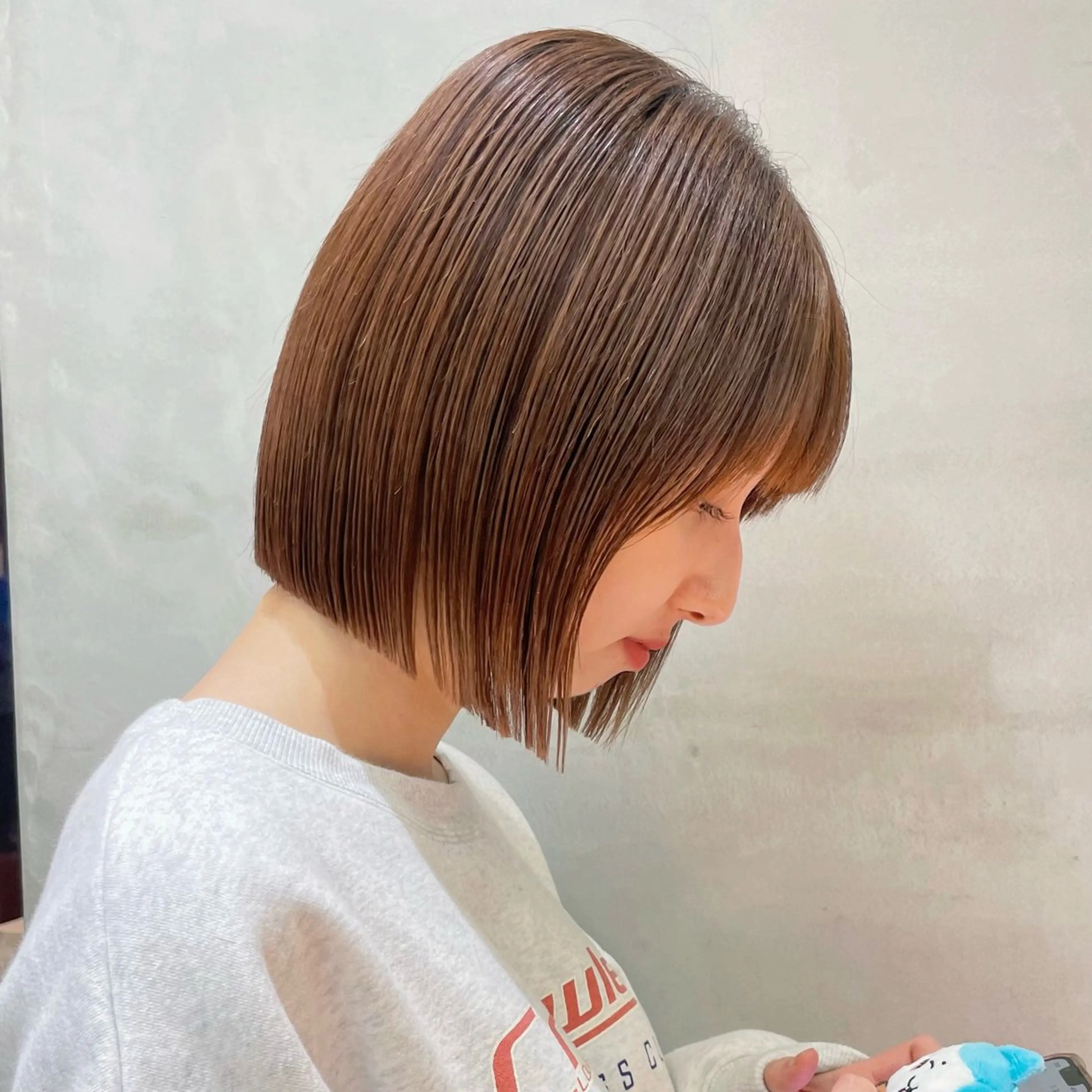ショート Misaki /ボブ/縮毛矯正のヘアスタイル