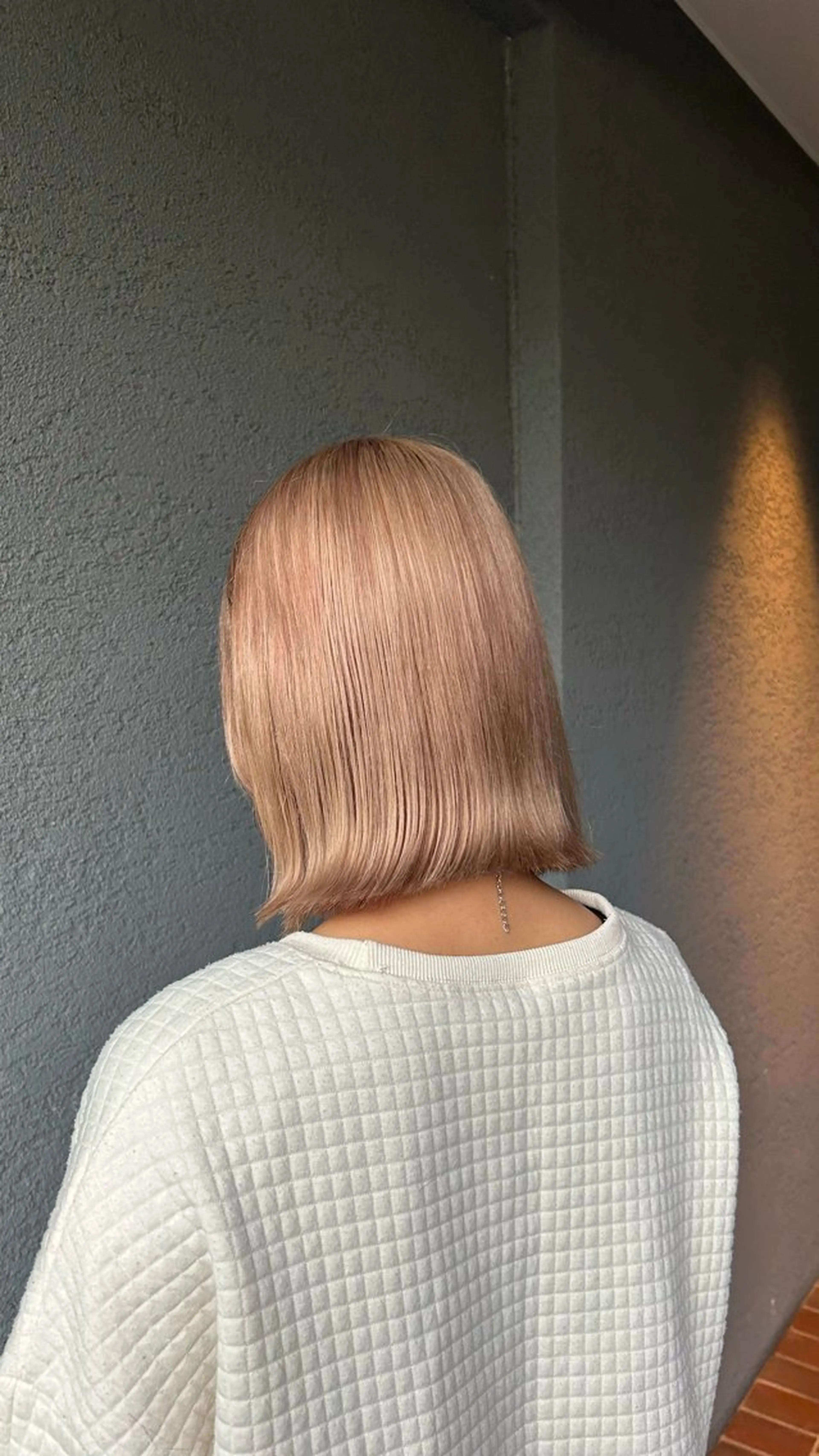 カラー ベージュカラー 長岡 妃奈乃のヘアスタイル