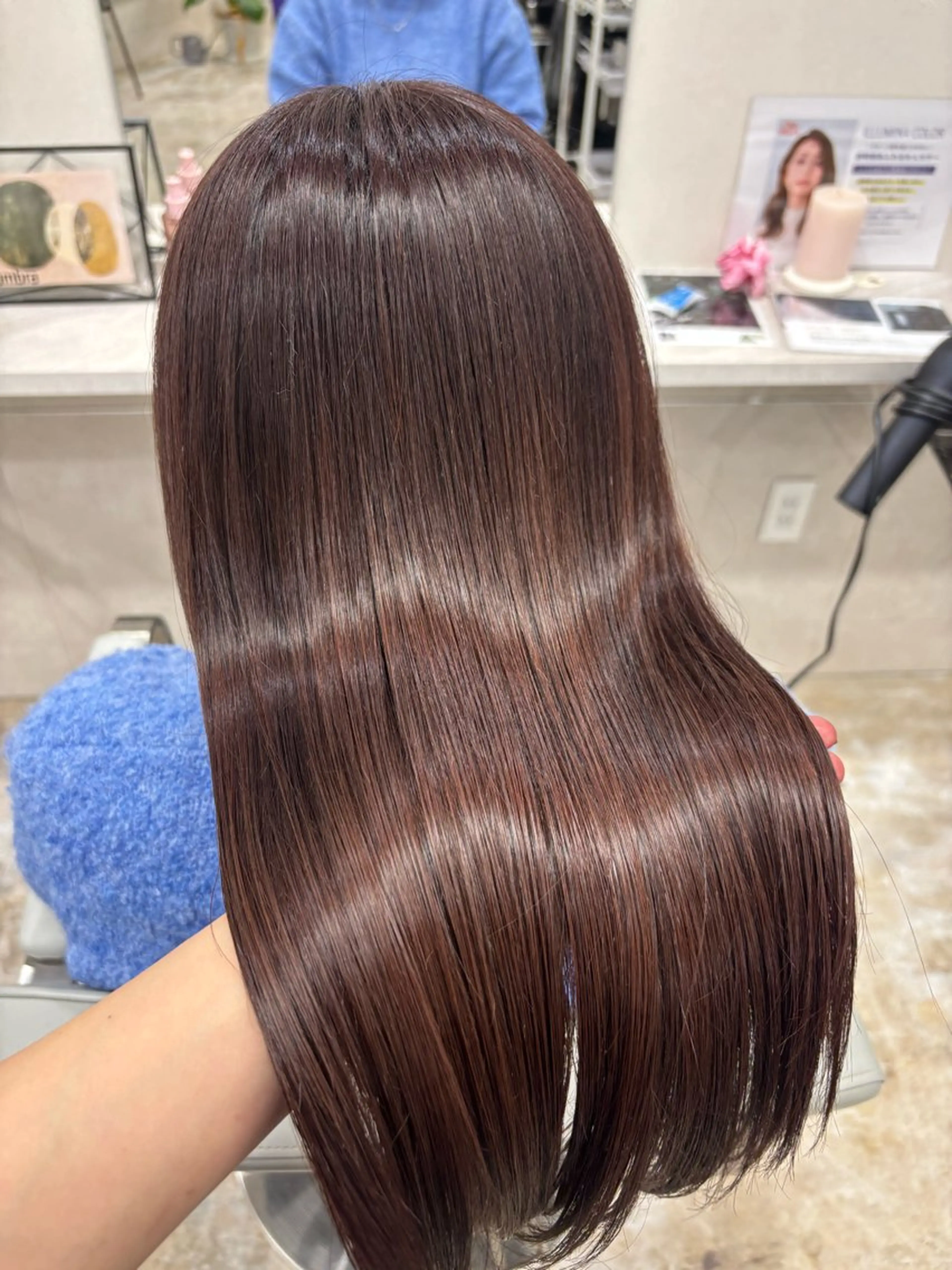 ロング カラー カット ヘアカラー トリートメント makoto⌇レイヤ ー⌇艶カラー🍒‎のヘアスタイル