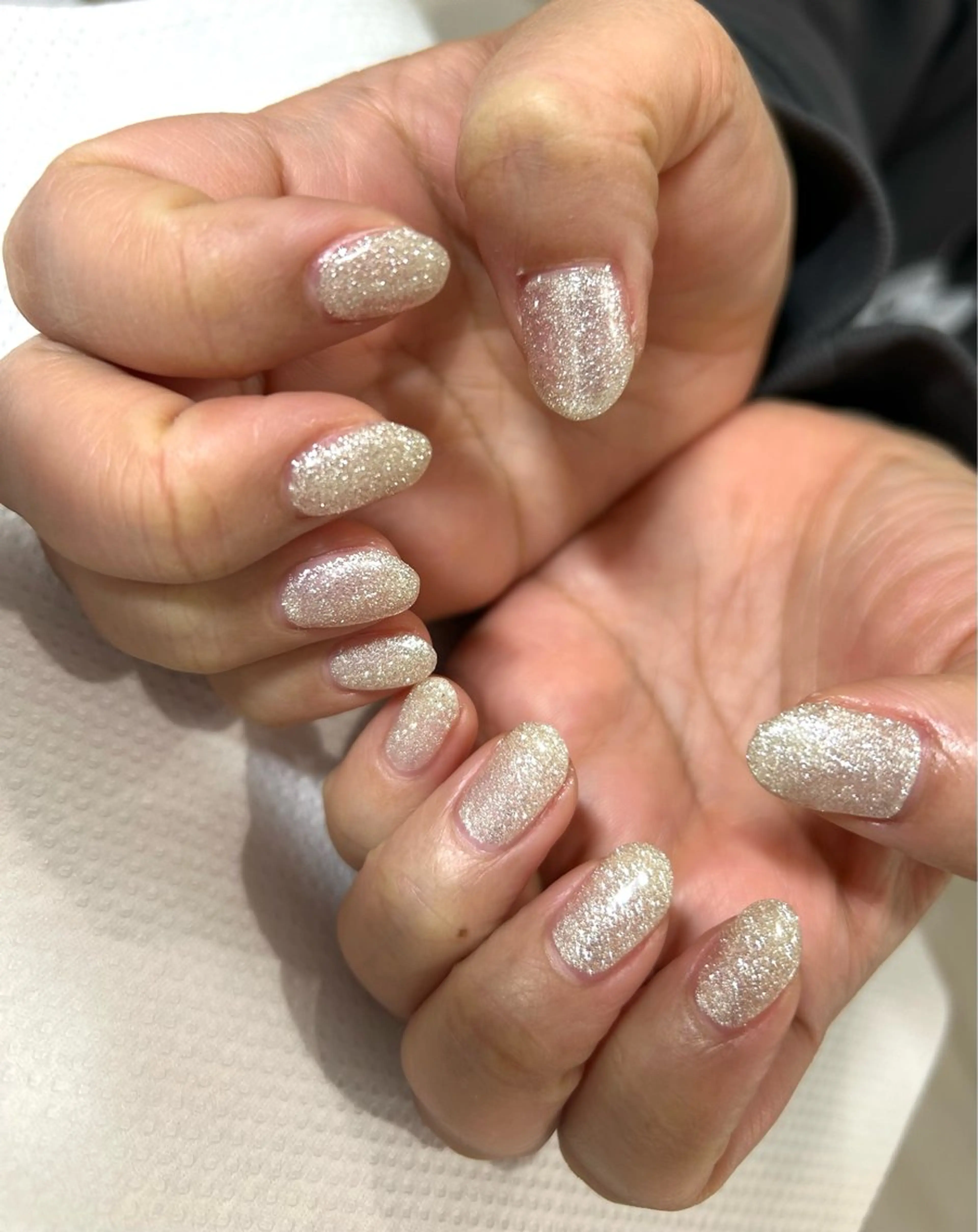 ネイル フラッシュネイル フットネイル フレンチネイル ラメ(グリッター) ラメグラデーション Ｈ3（エイチスリー）所属・H3 hitoのネイルデザイン