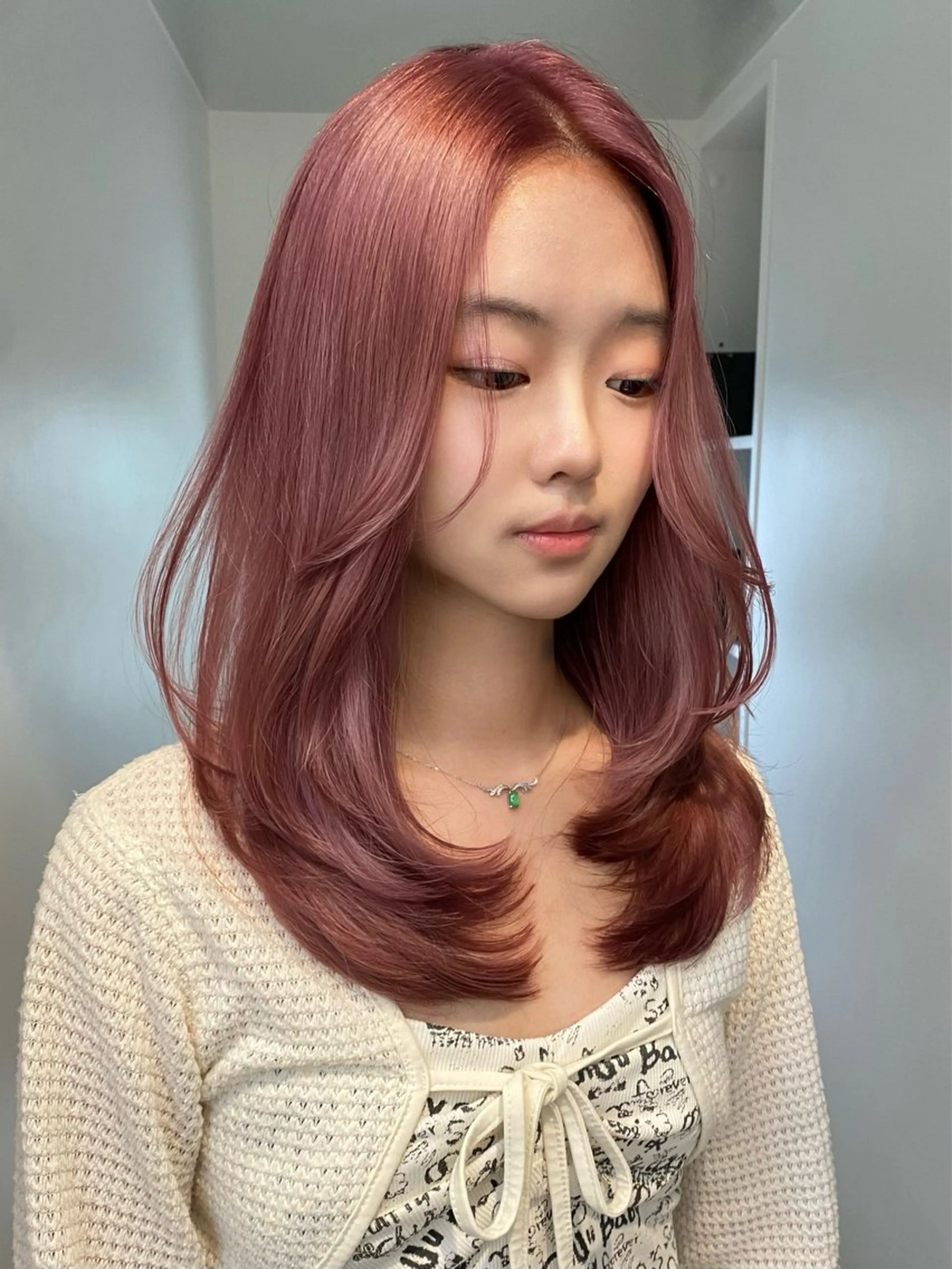 ロング ロングレイヤー ボブ レイヤーカット ロング fifth/原宿/ シャドウパーマ/カズのヘアスタイル