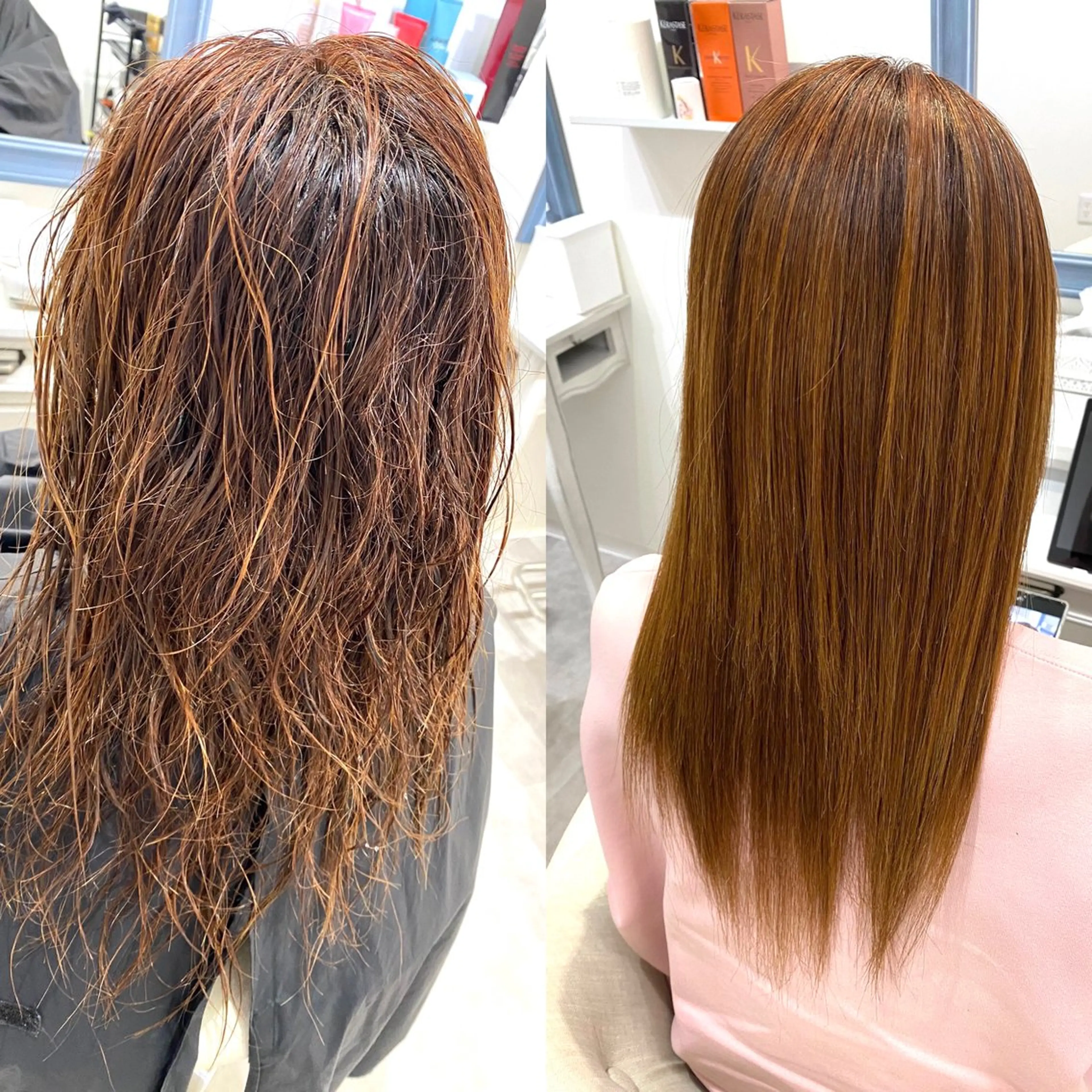 ロング 髪質改善 縮毛矯正 カット 縮毛矯正 トリートメント 【乾かすだけで革命】 早矢仕正志のヘアスタイル