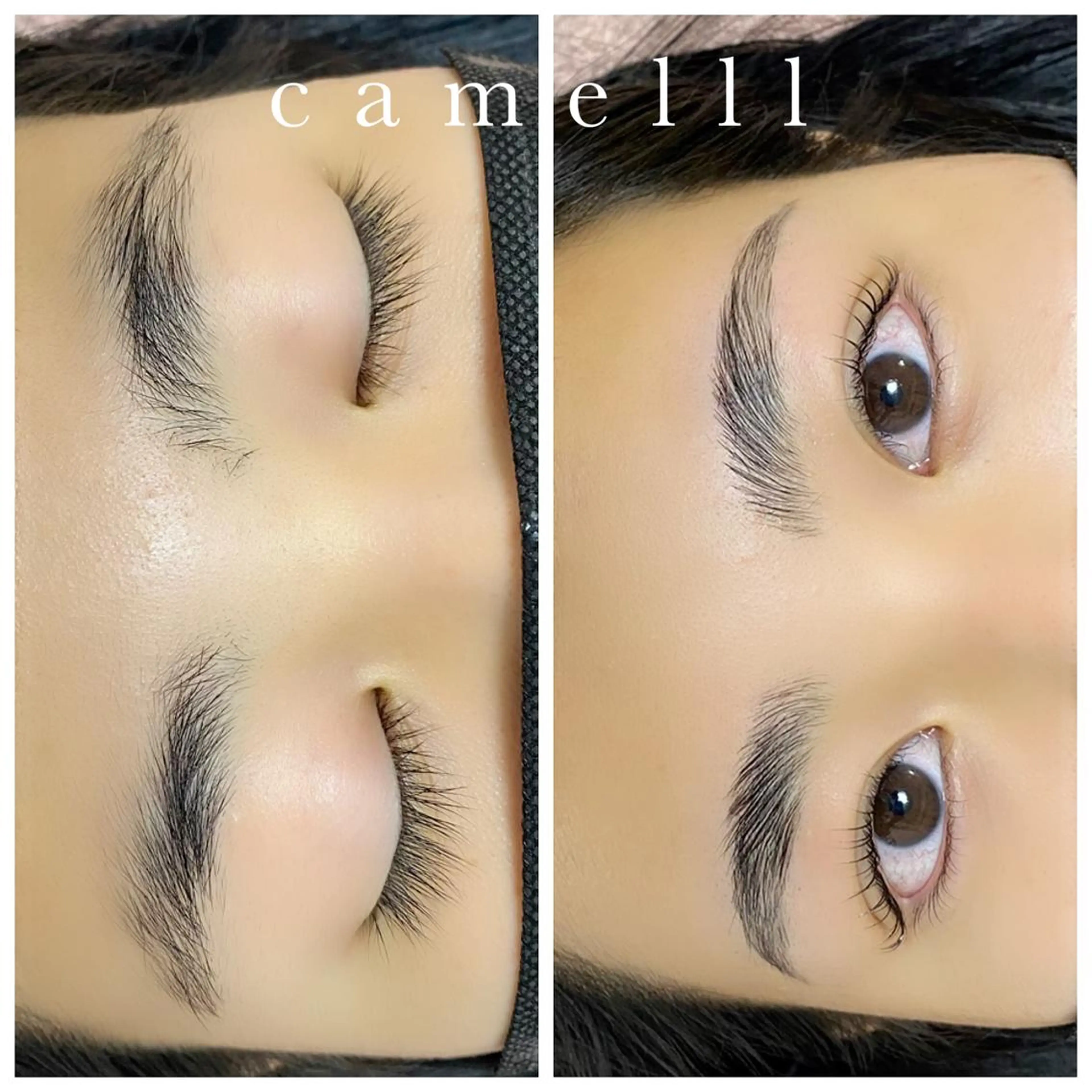 【那覇/束感まつ毛 /LED】ｷｬﾒﾙのマツエク・マツパデザイン