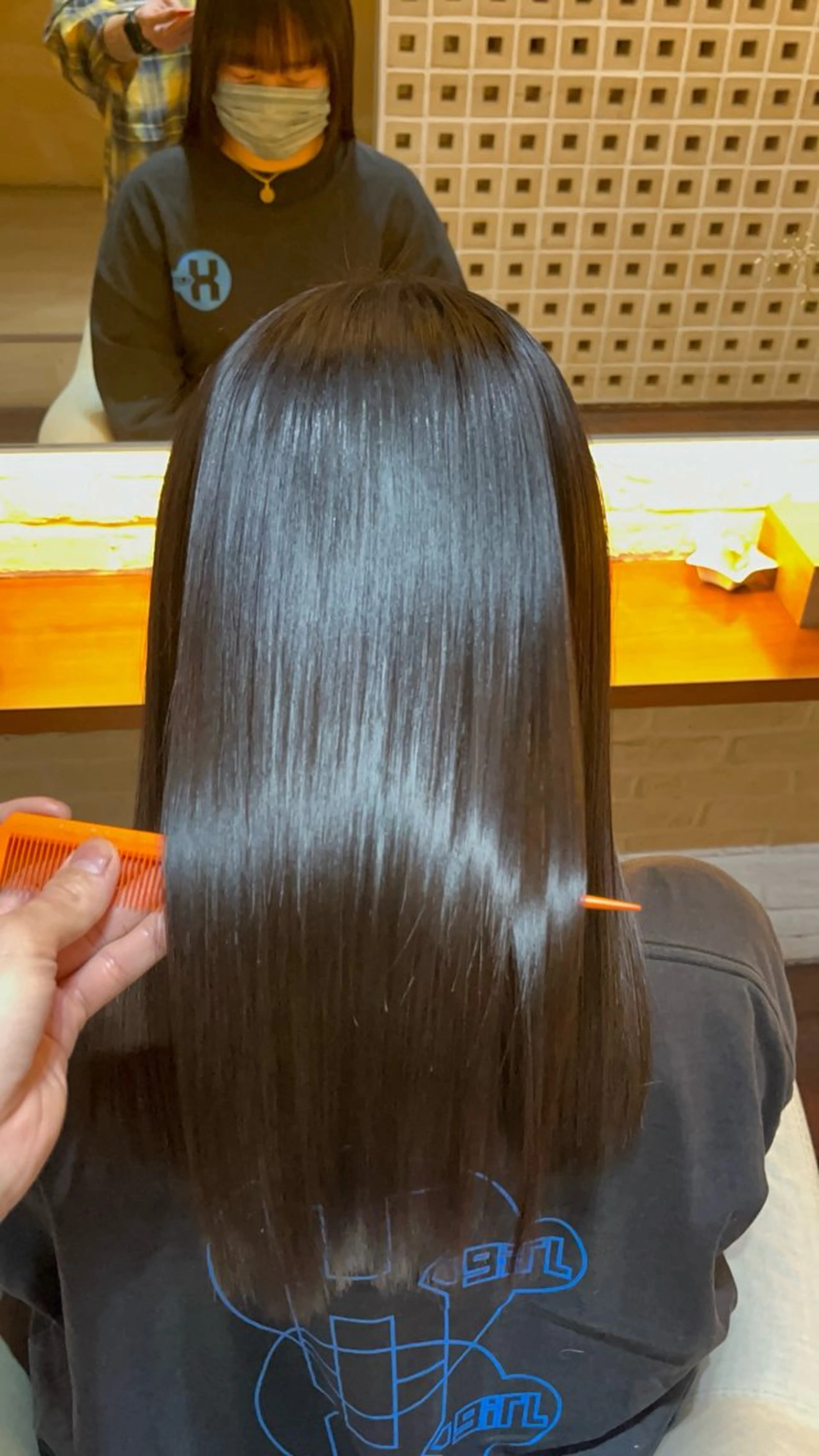 ミディアム 縮毛矯正 トリートメント CoCooN TAKUMAのヘアスタイル