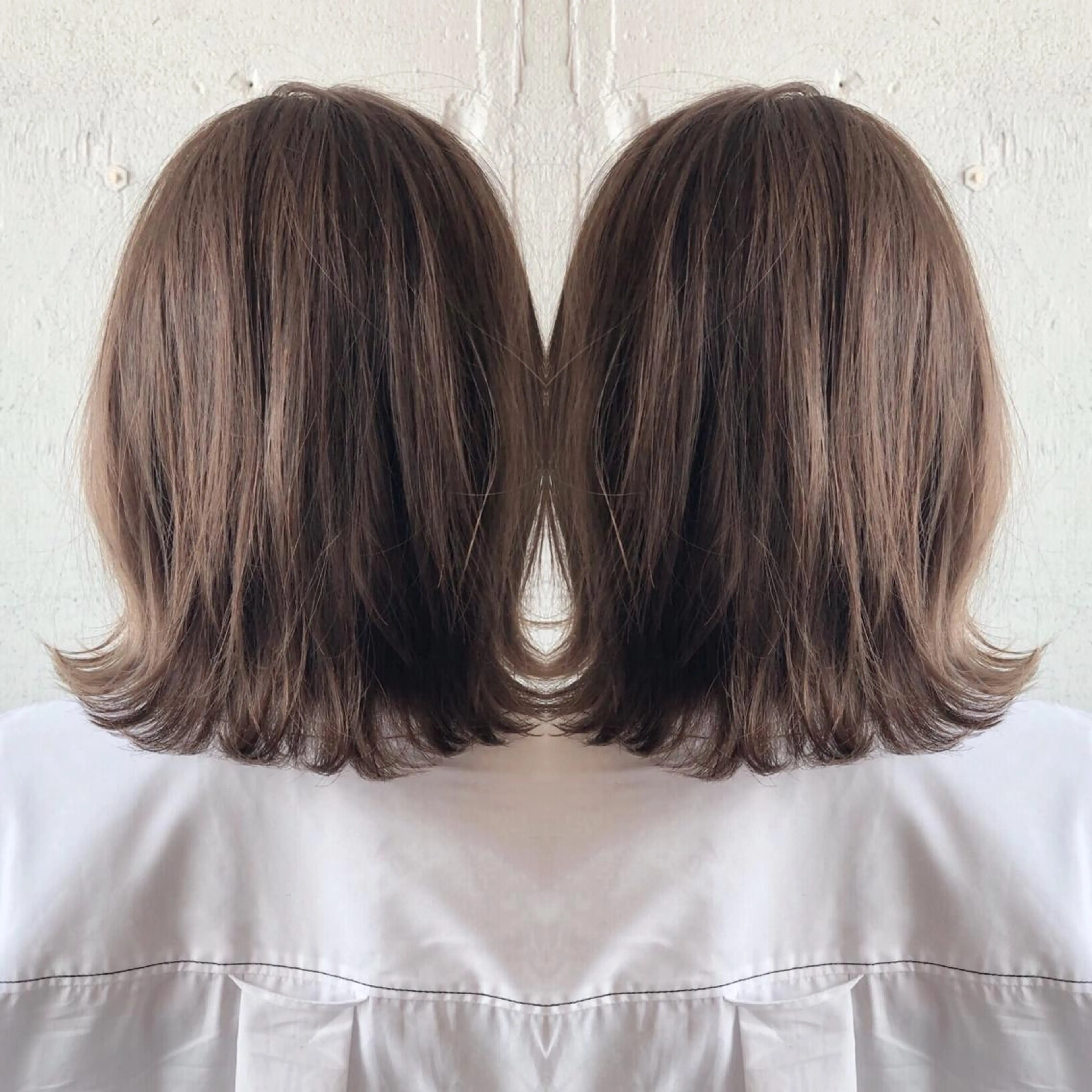 ミディアム あらき ちさとのヘアスタイル