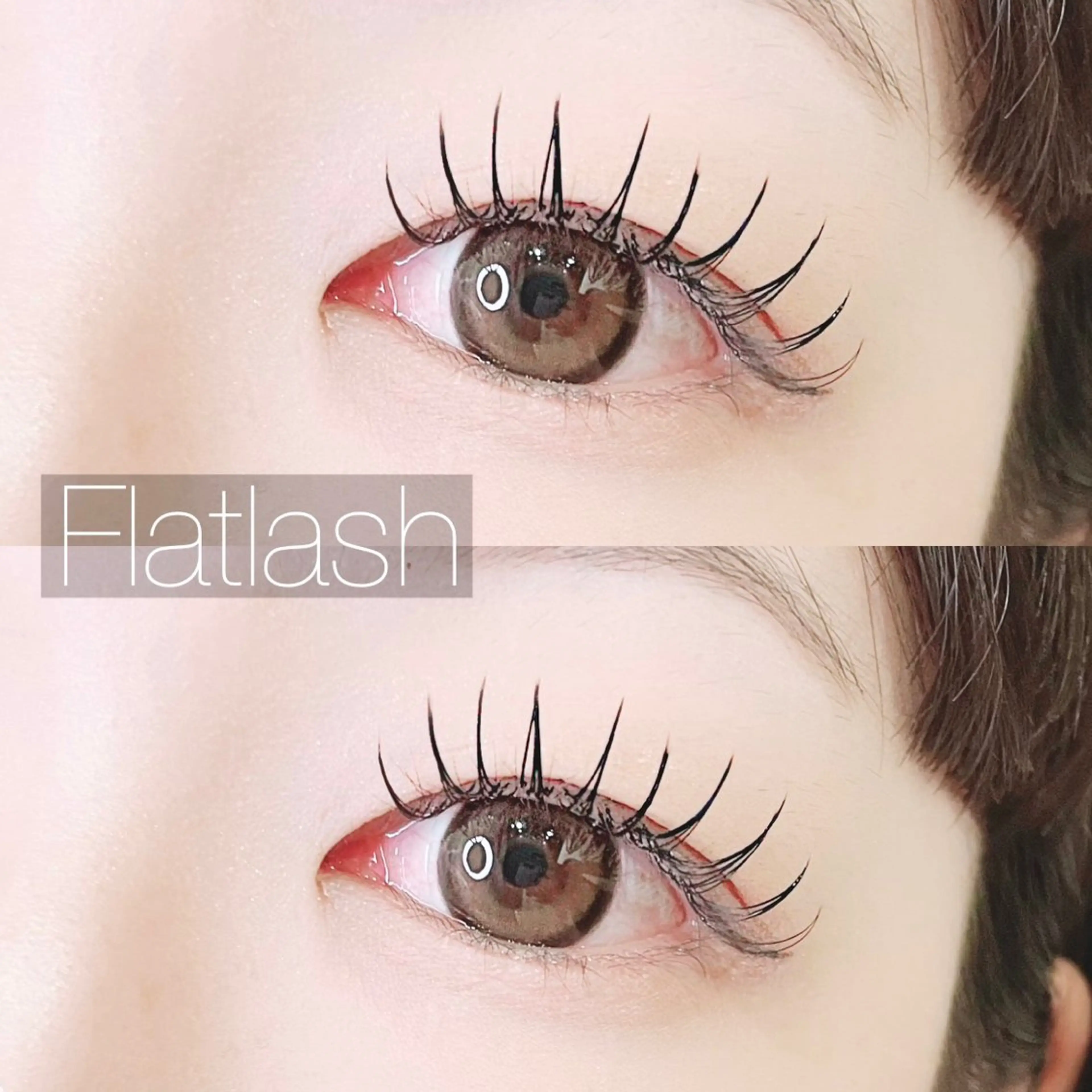 マツエク・マツパ 束感まつ毛 フラットラッシュ マツエク fan.germe 店長🍀yukaのマツエク・マツパデザイン