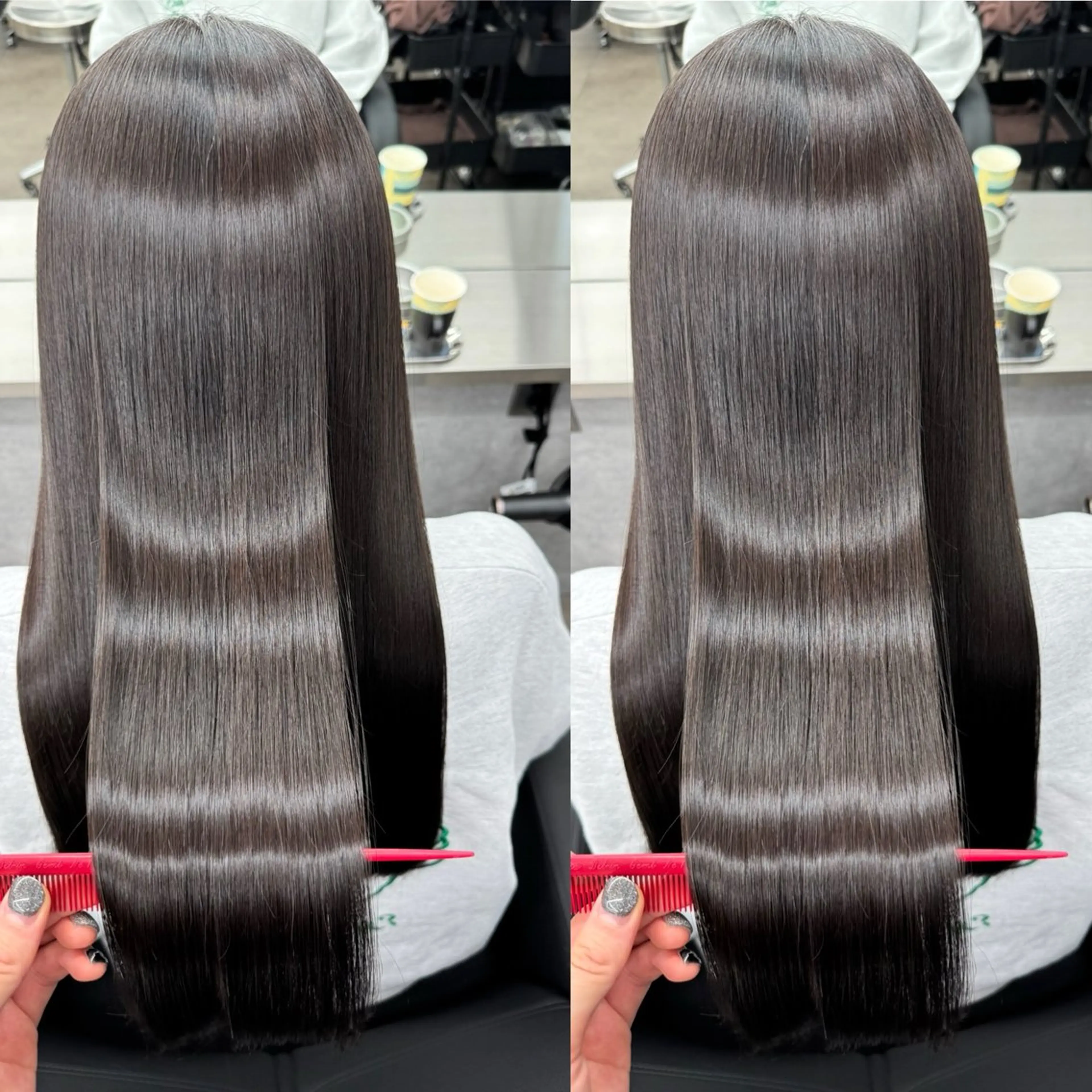 ロング カラー 髪質改善 縮毛矯正 トリートメント カット 縮毛矯正 トリートメント 🌈代表 🌈macotoのヘアスタイル