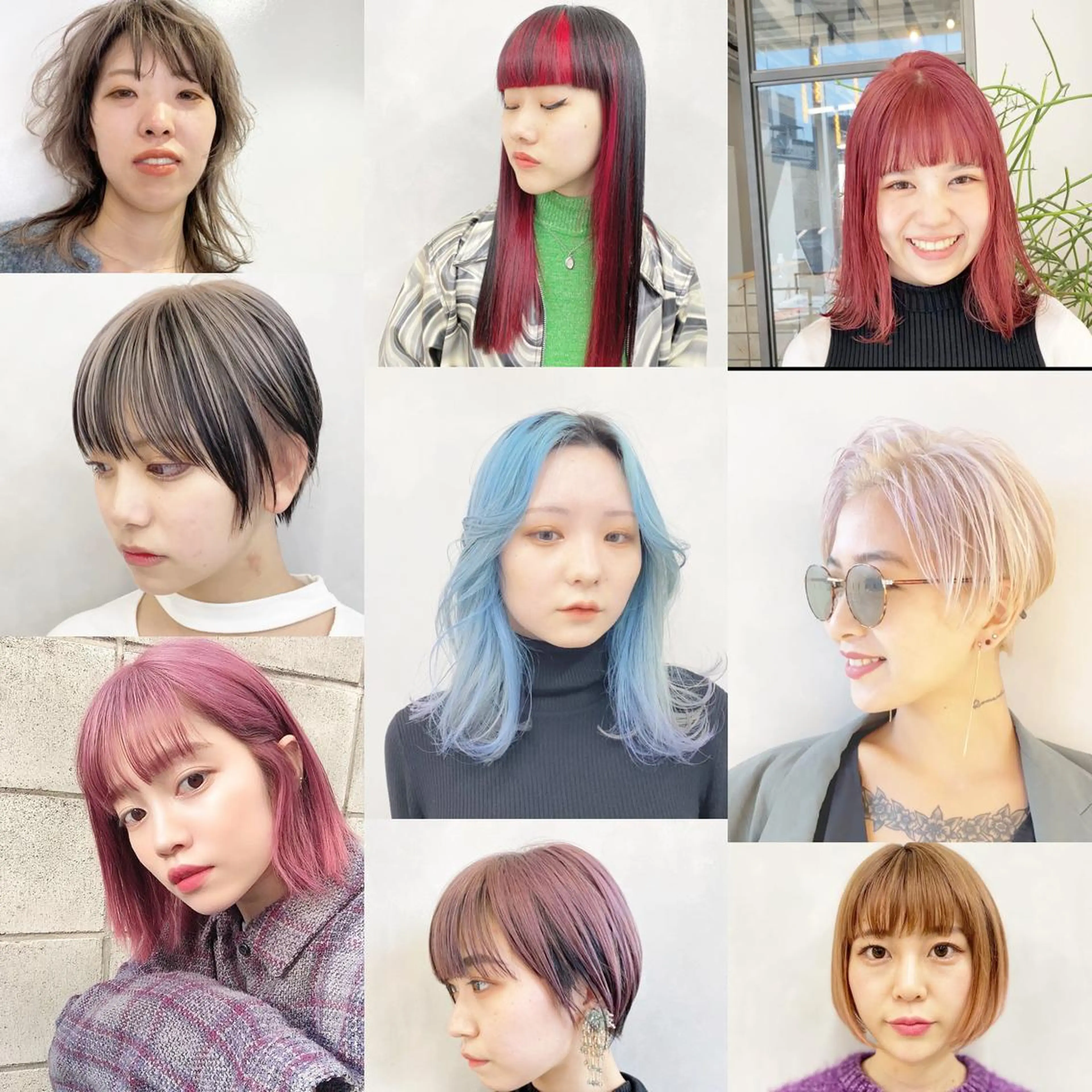 ミディアム カラー 🎨ショートの神様 /神評価🎨原田公祐のヘアスタイル