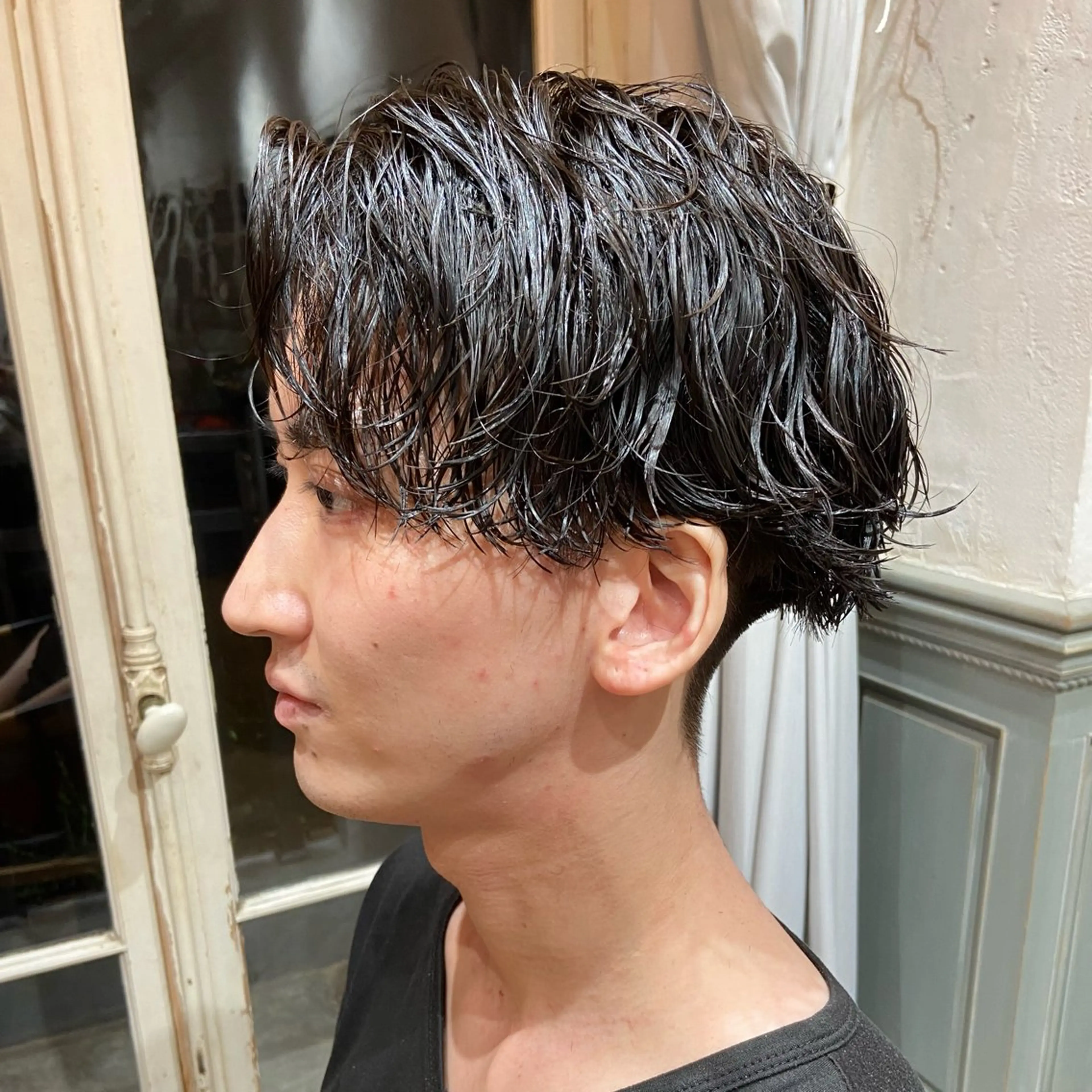 パーマ メンズ 地毛風縮毛矯正 /ニュアンス/はるたのヘアスタイル