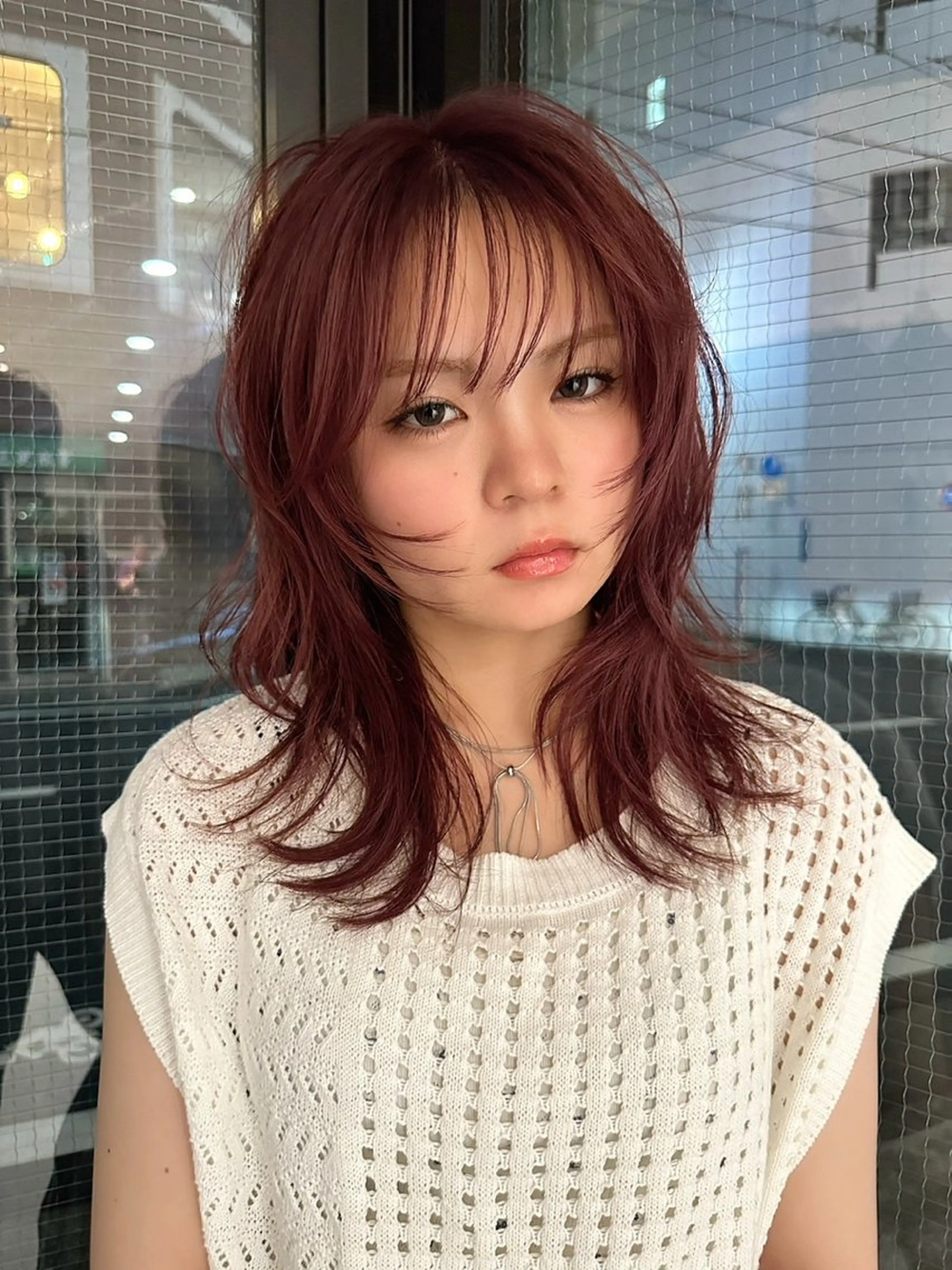 ミディアム カラー 🤎透明感カラー／ レイヤー／Yuzuのヘアスタイル