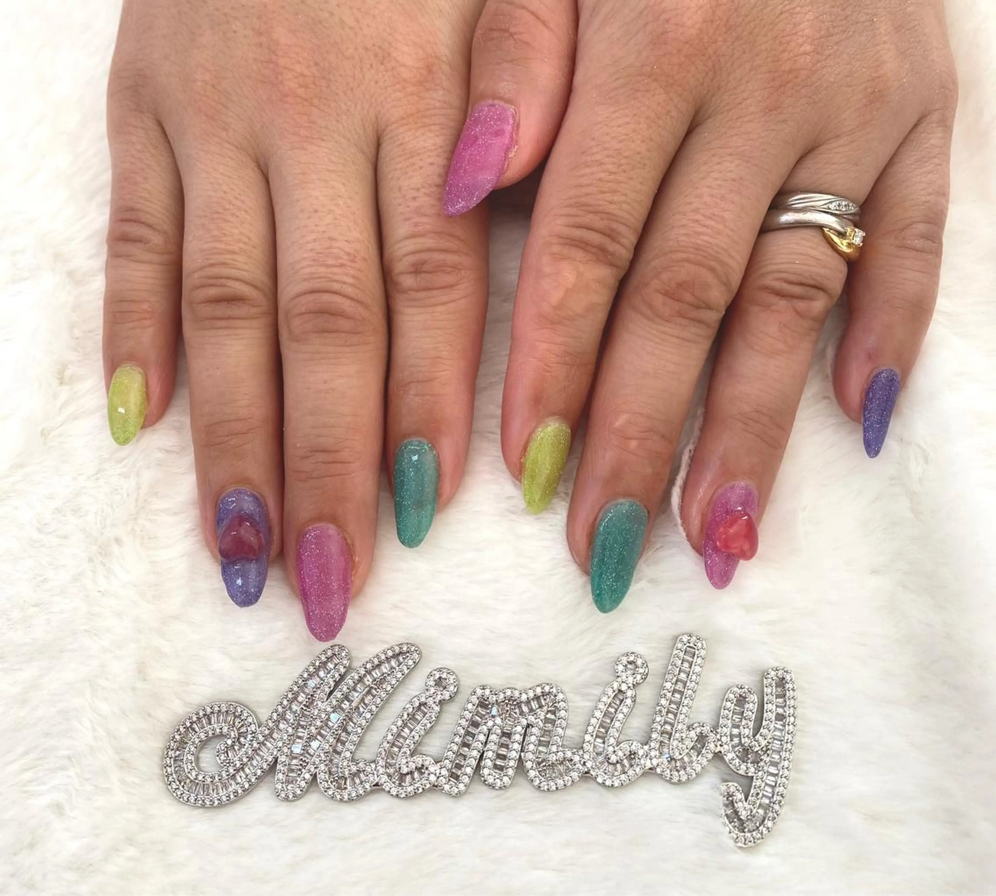 ネイル フラッシュネイル nailsalon Mimilyのネイルデザイン