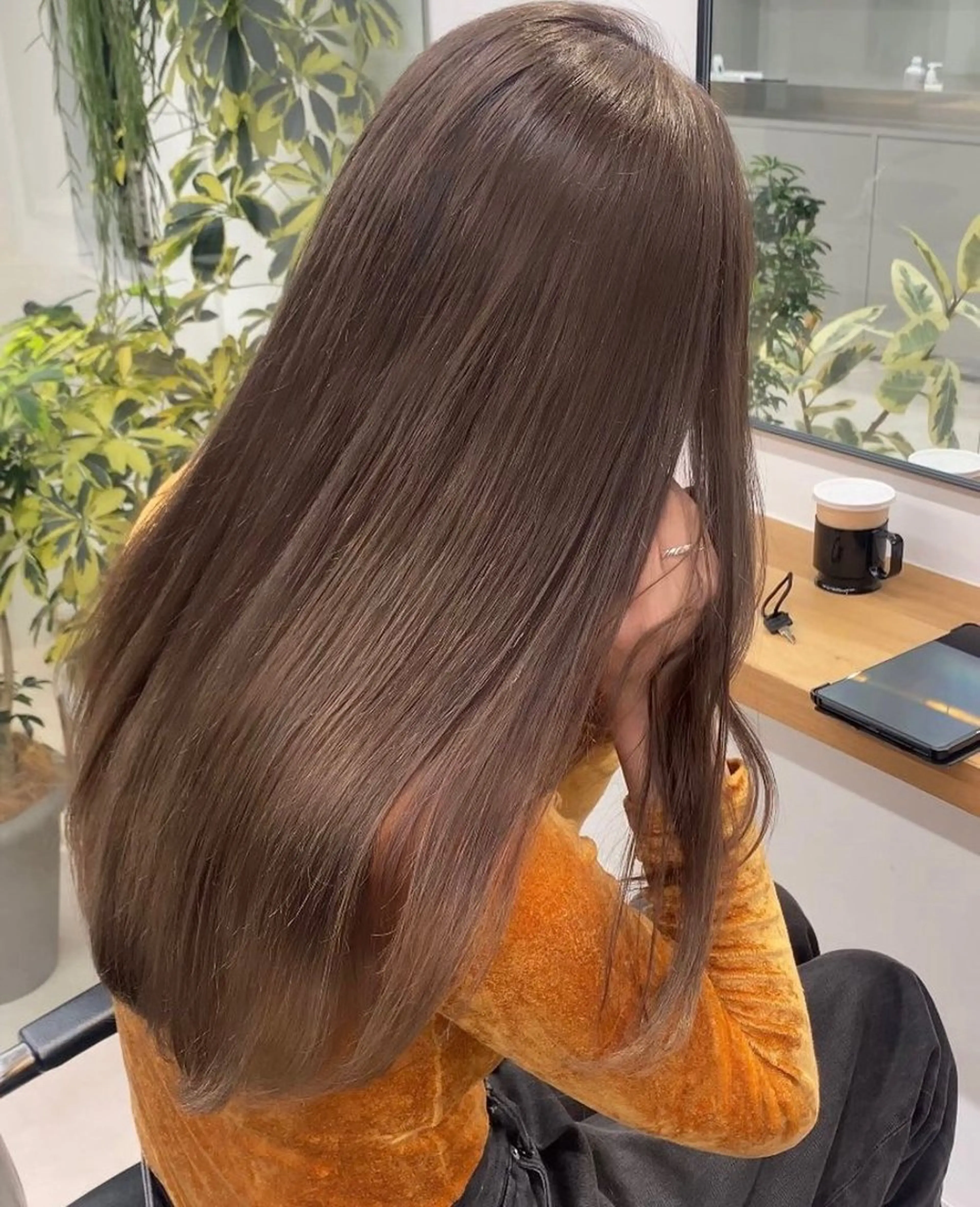 ロング カラー ヘアカラー トリートメント noa/ 渋谷のヘアスタイル