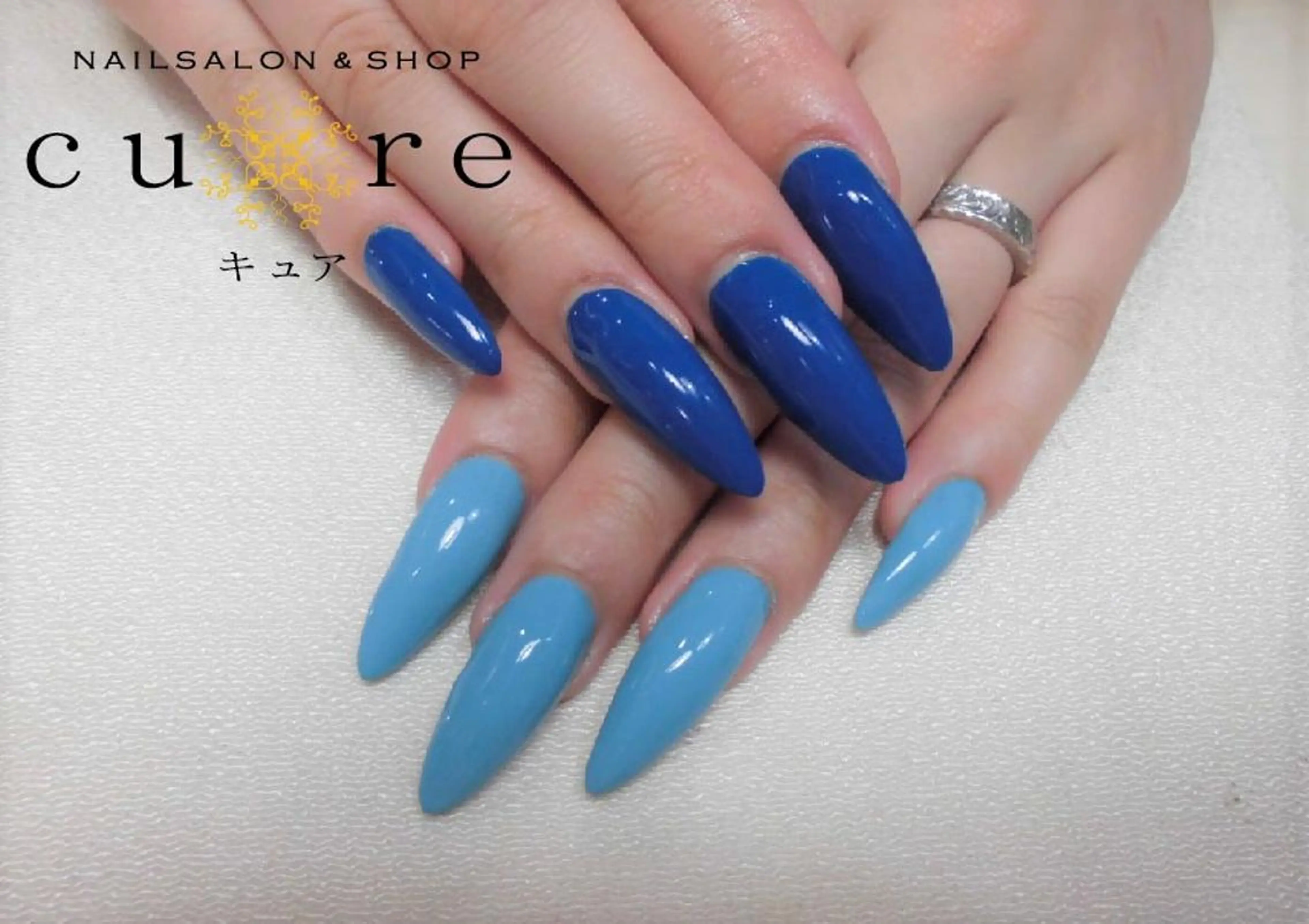 ロング ネイル ネイルサロン Cureのネイルデザイン