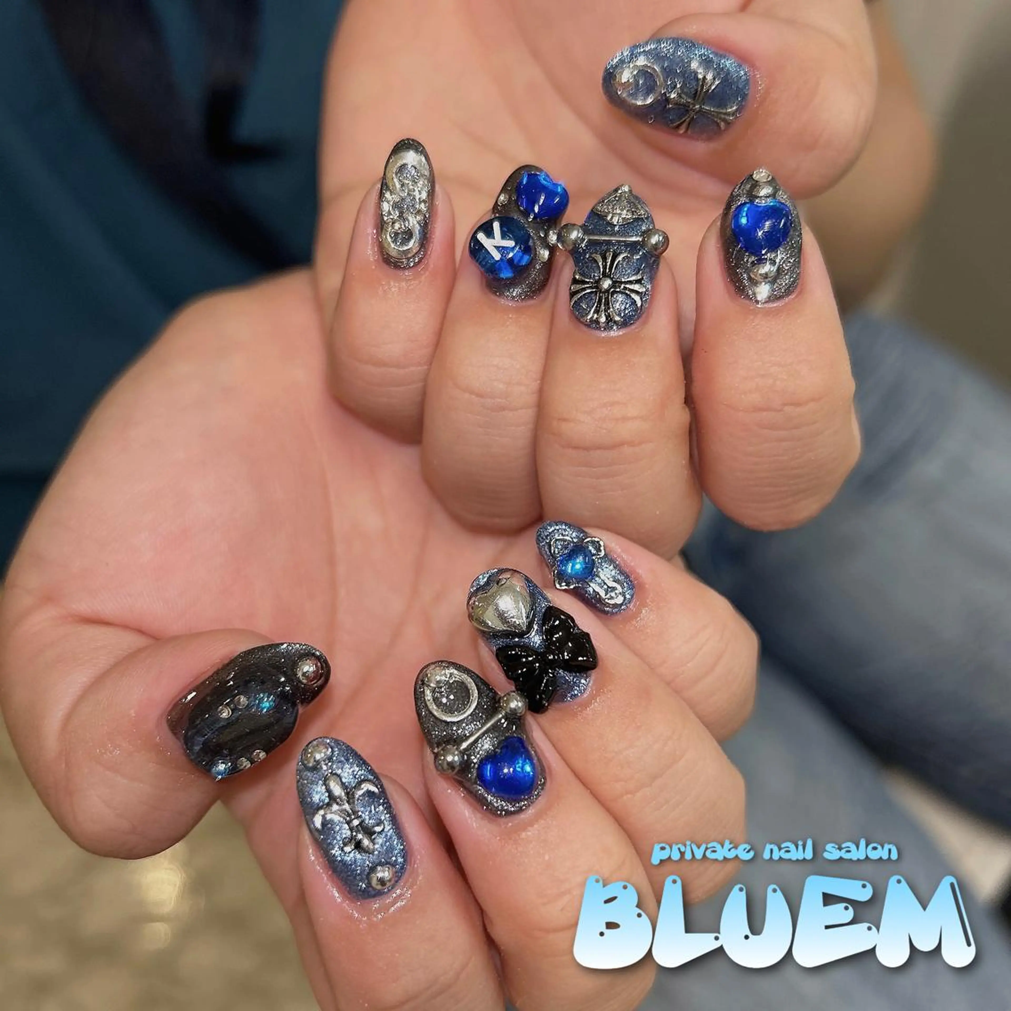 ネイル ハンドネイル BLUEM なな🐶のネイルデザイン