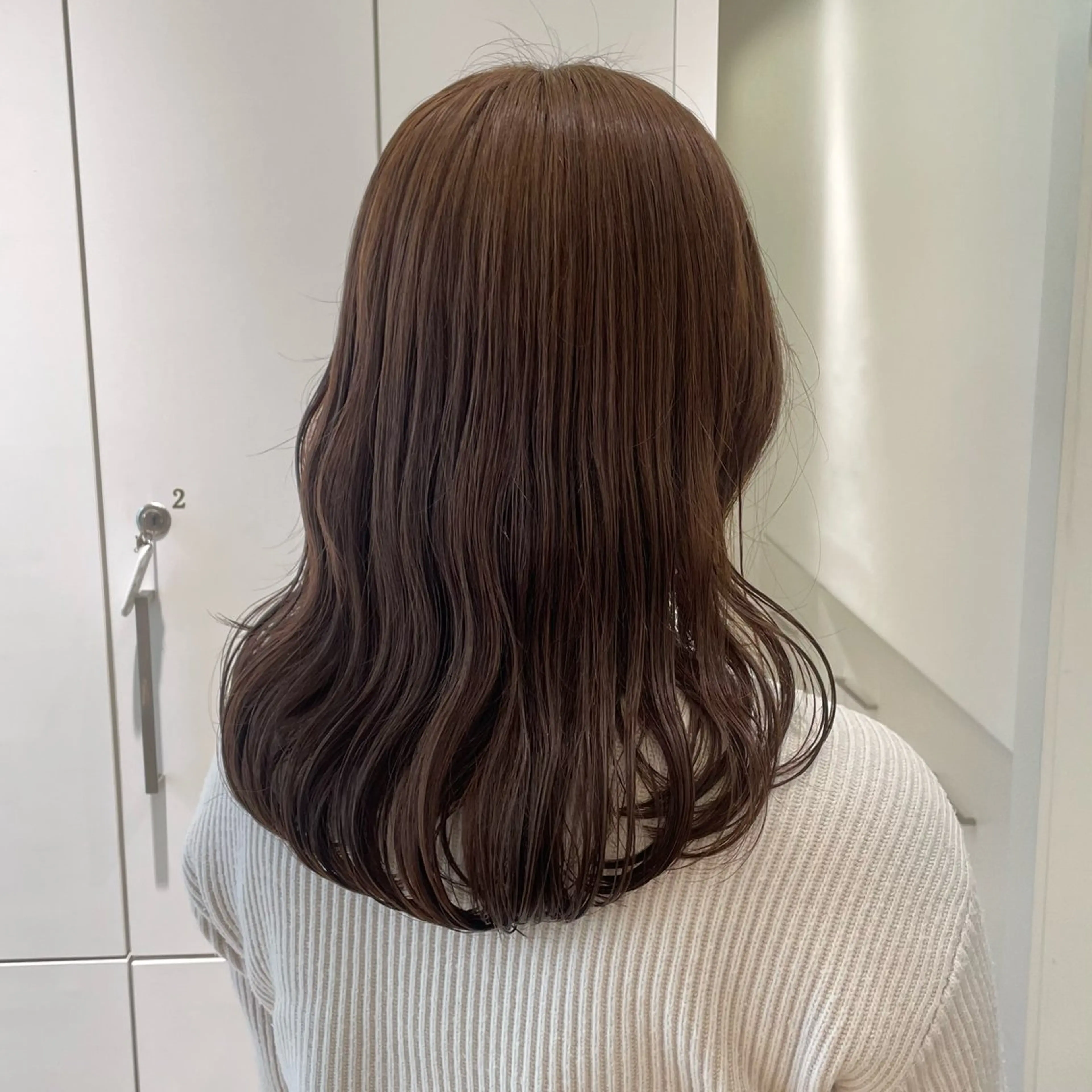 セミロング カラー Parve Mix /頓宮 稚愛🤍のヘアスタイル