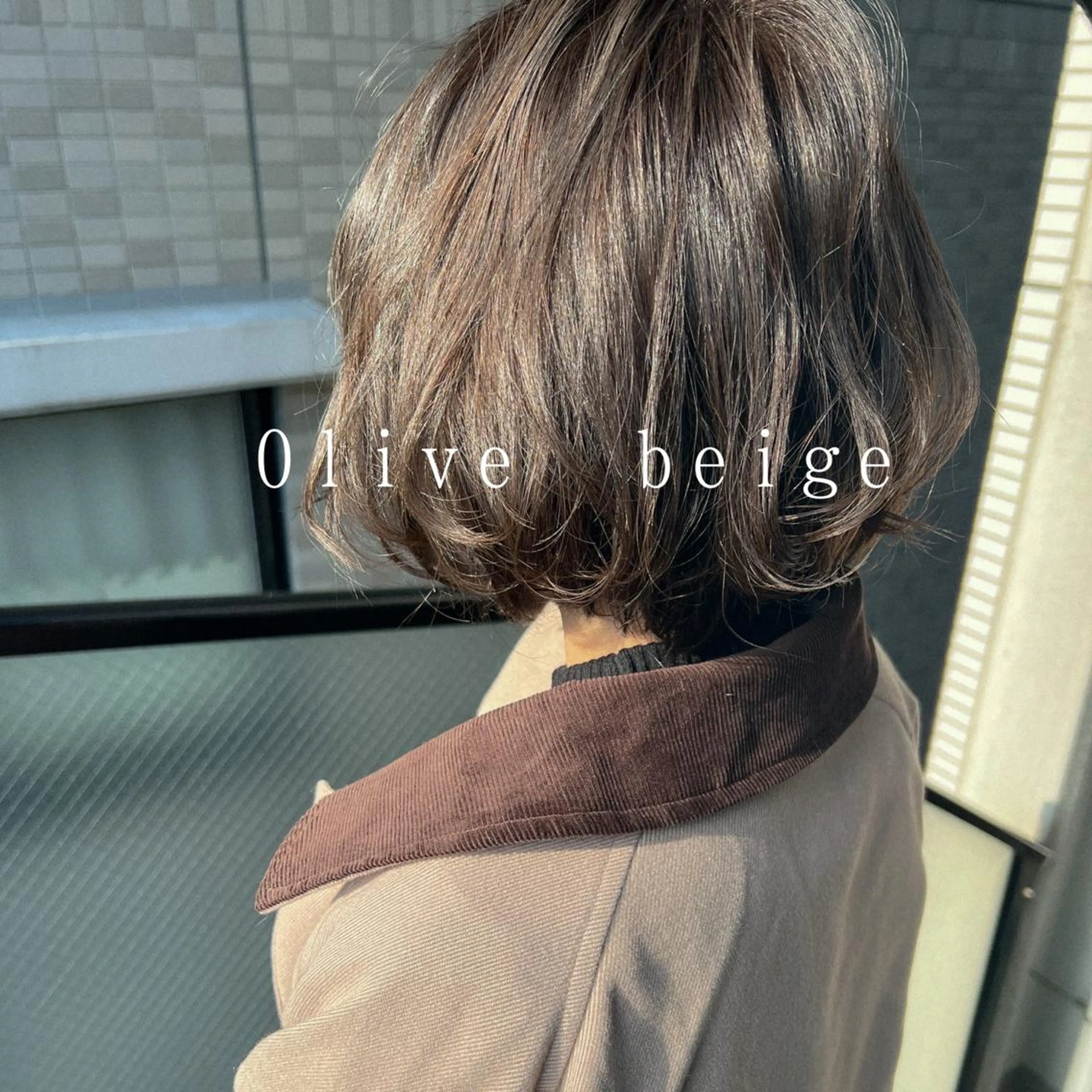 ショート カラー オリーブカラー カラーパティシエ facce🌼ikoのヘアスタイル