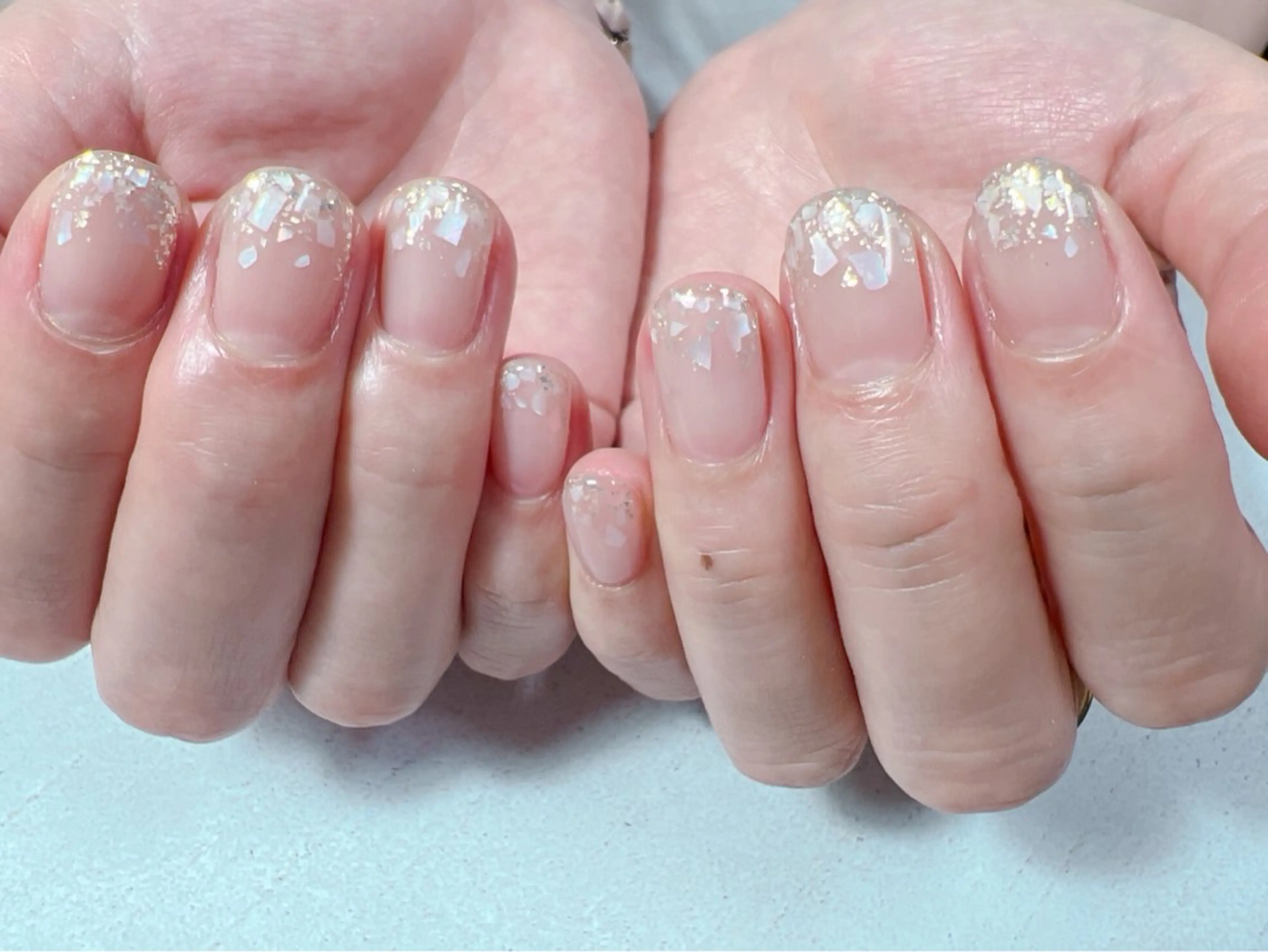 ネイル グラデーション ホログラムネイル ハンドネイル CHITCHAT nailのネイルデザイン