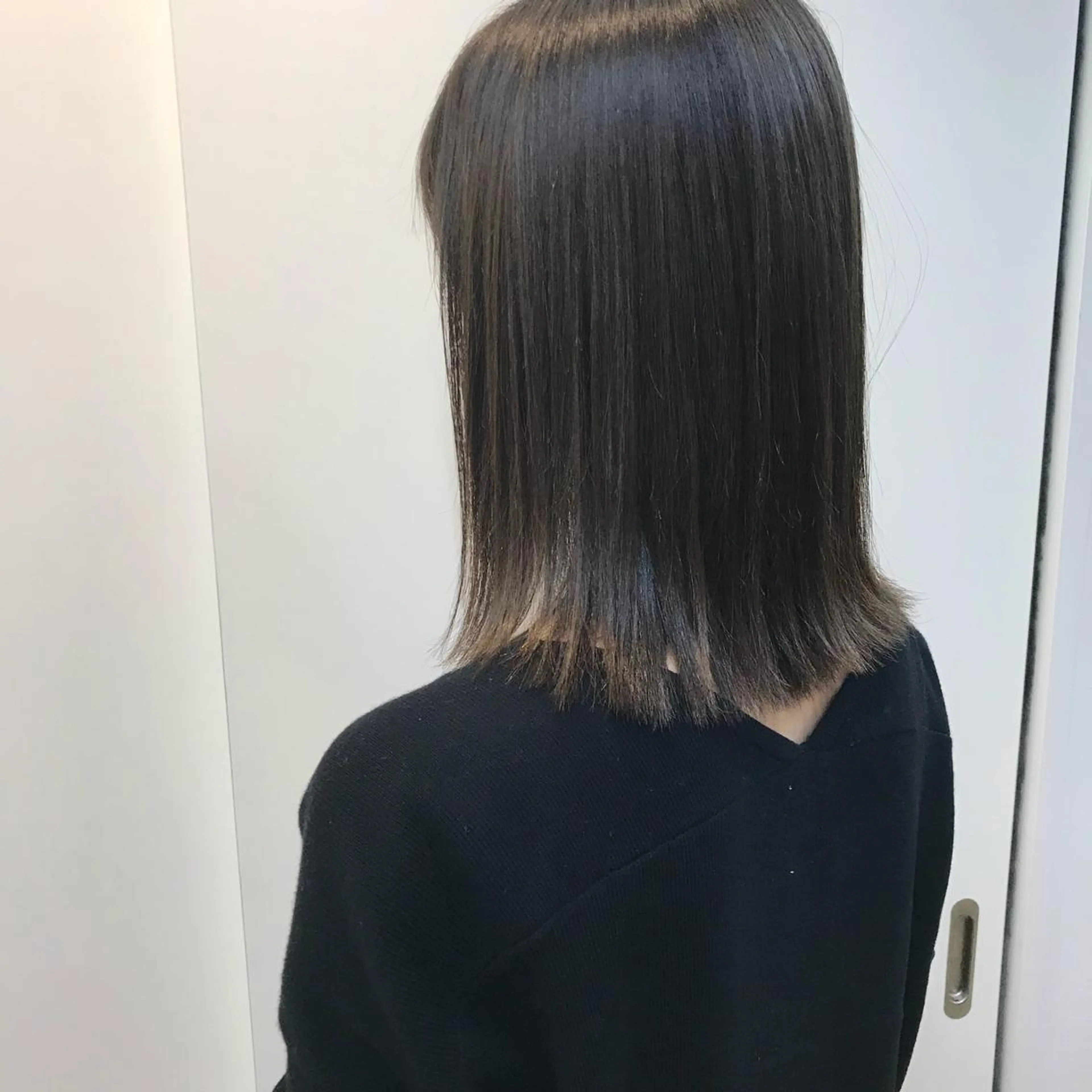 セミロング クニモトハルナ ボブ/柔らかカラーのヘアスタイル