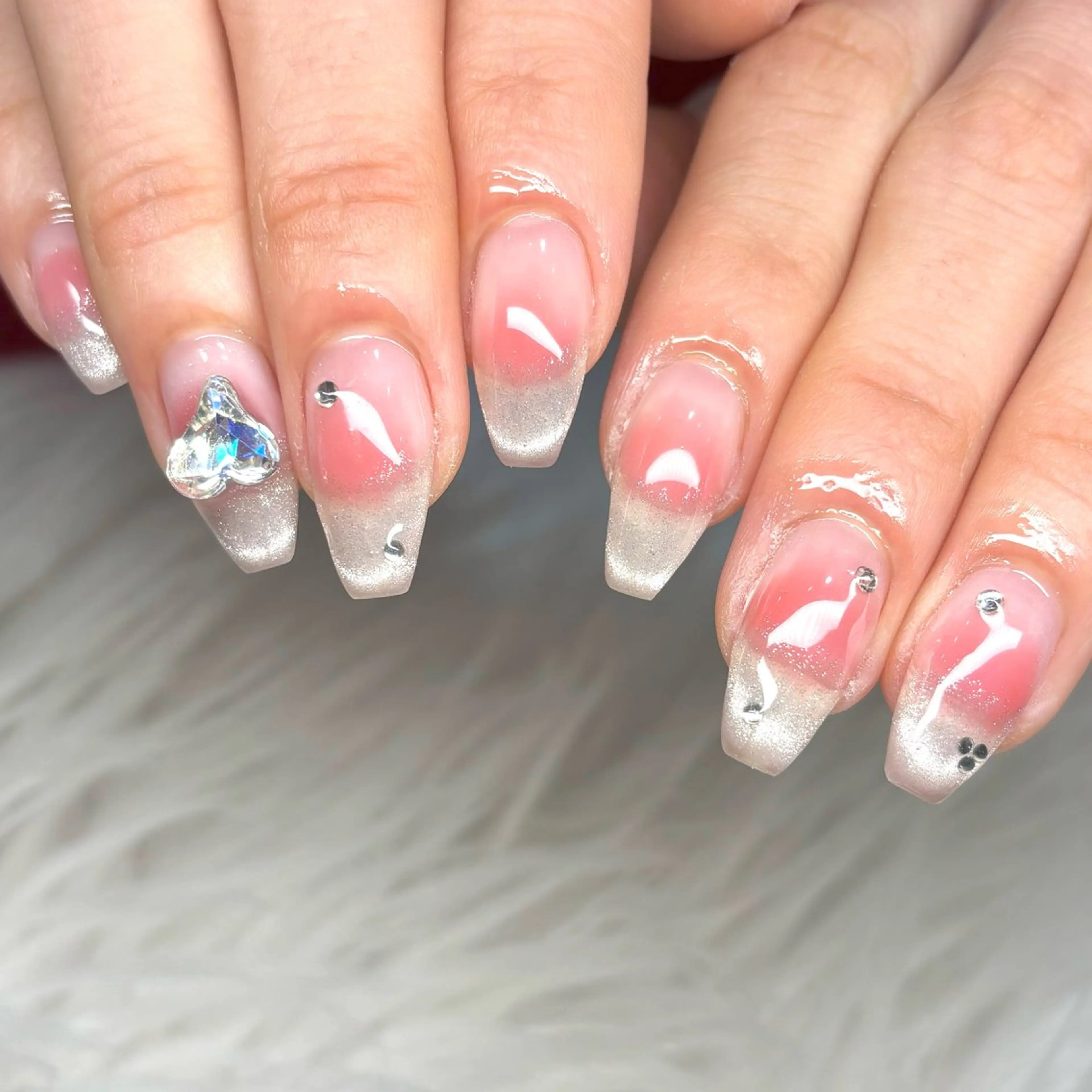 ネイル ハート はあとねいる福島 YUIKOのネイルデザイン