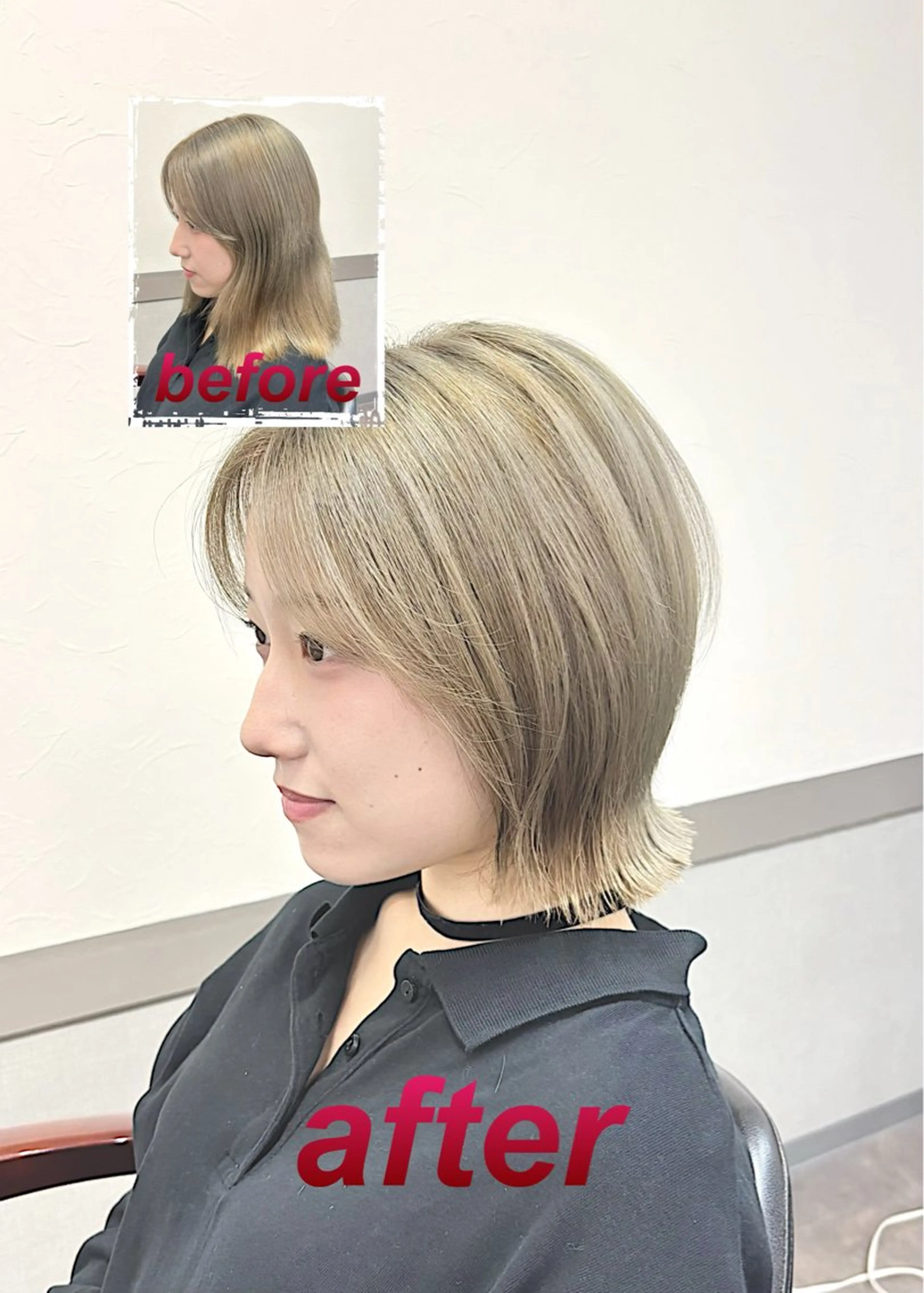 女性限定、モデルカット【月〜木、21:00〜限定】トリートメント付きの写真