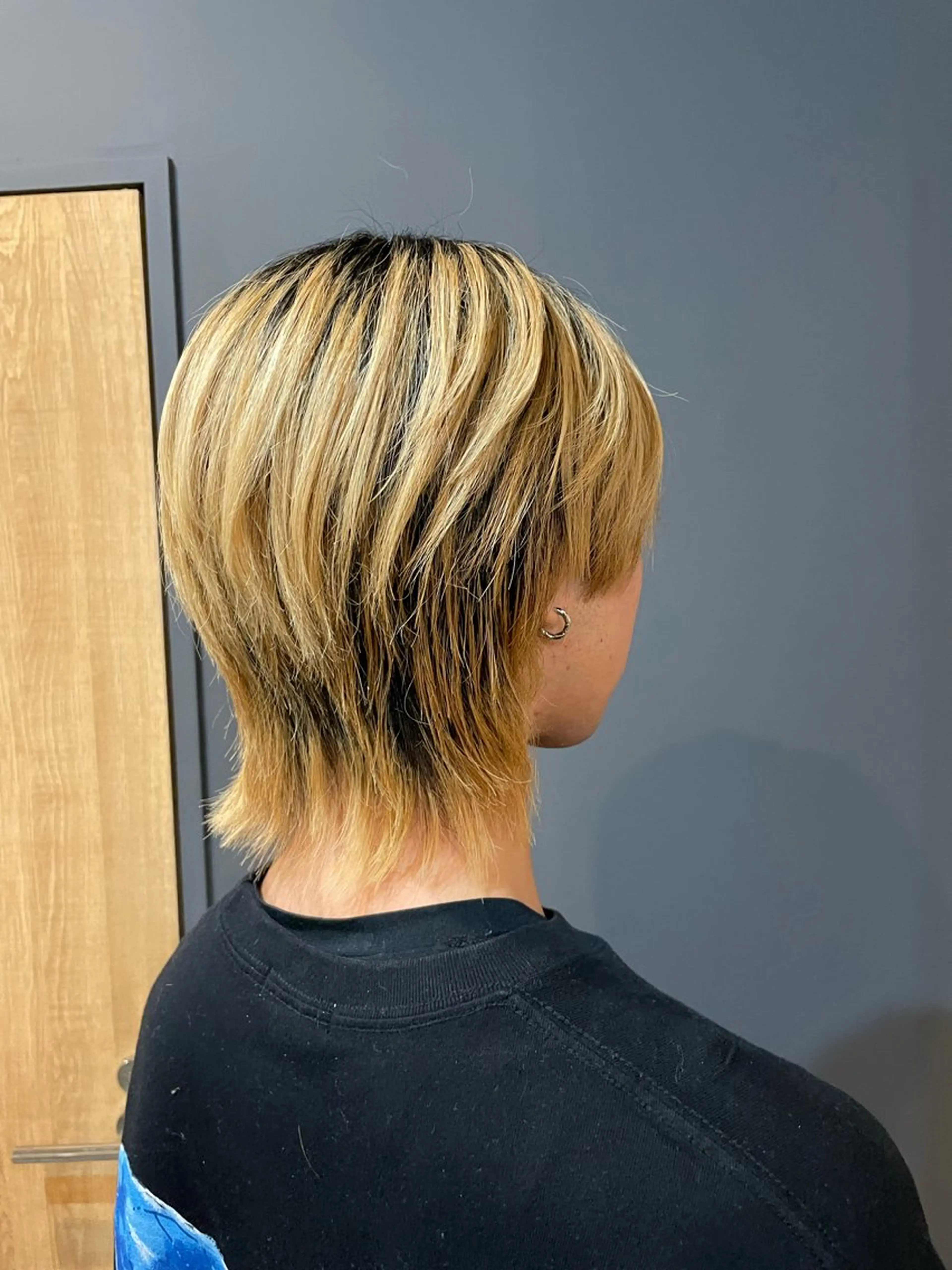 メンズ 鎌取/透明感カラー /ボブ/顔まわりのヘアスタイル