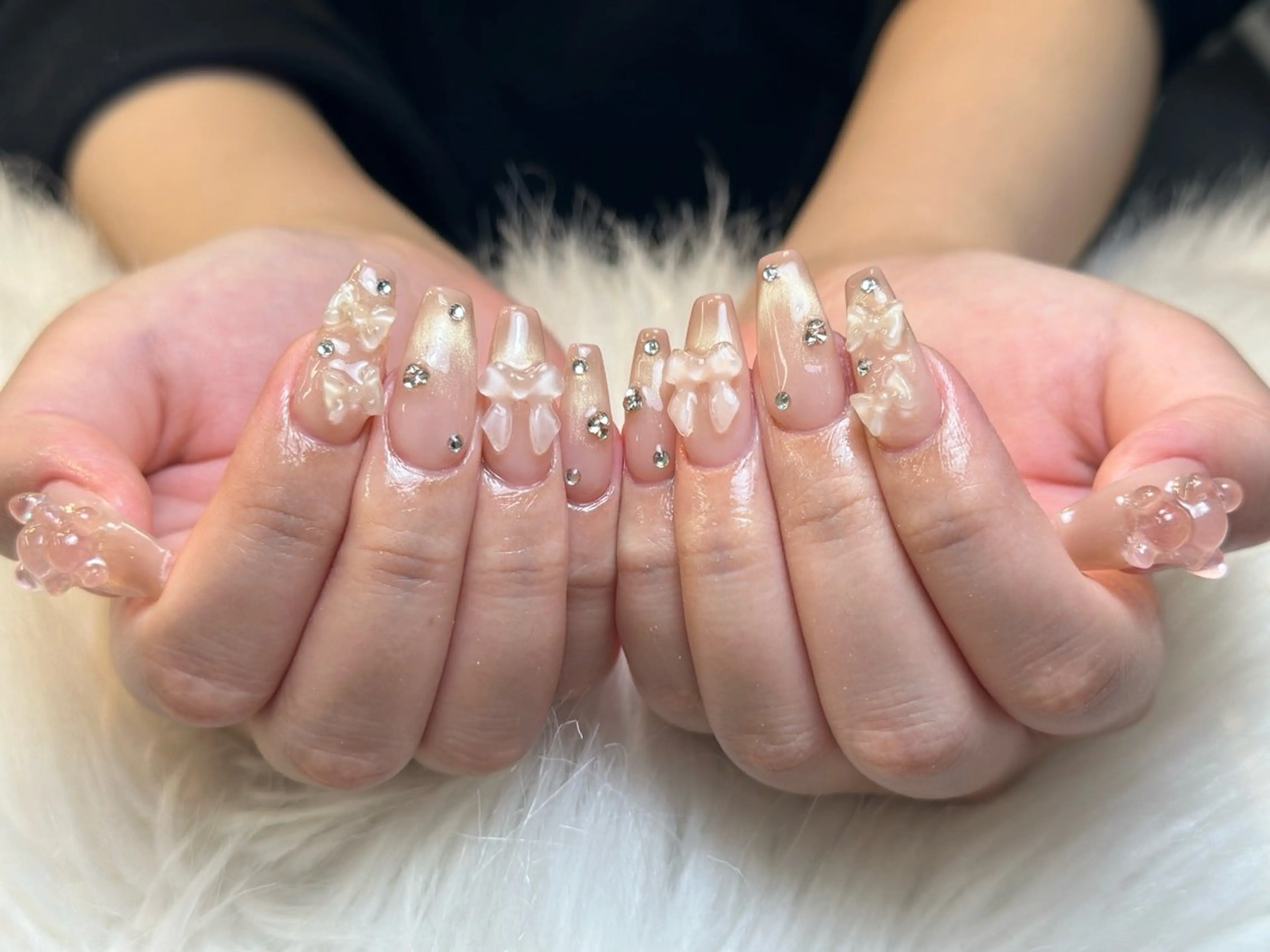 ネイル アートネイル ジェルネイル マグネットネイル ハンドネイル JennNail_ マオのネイルデザイン