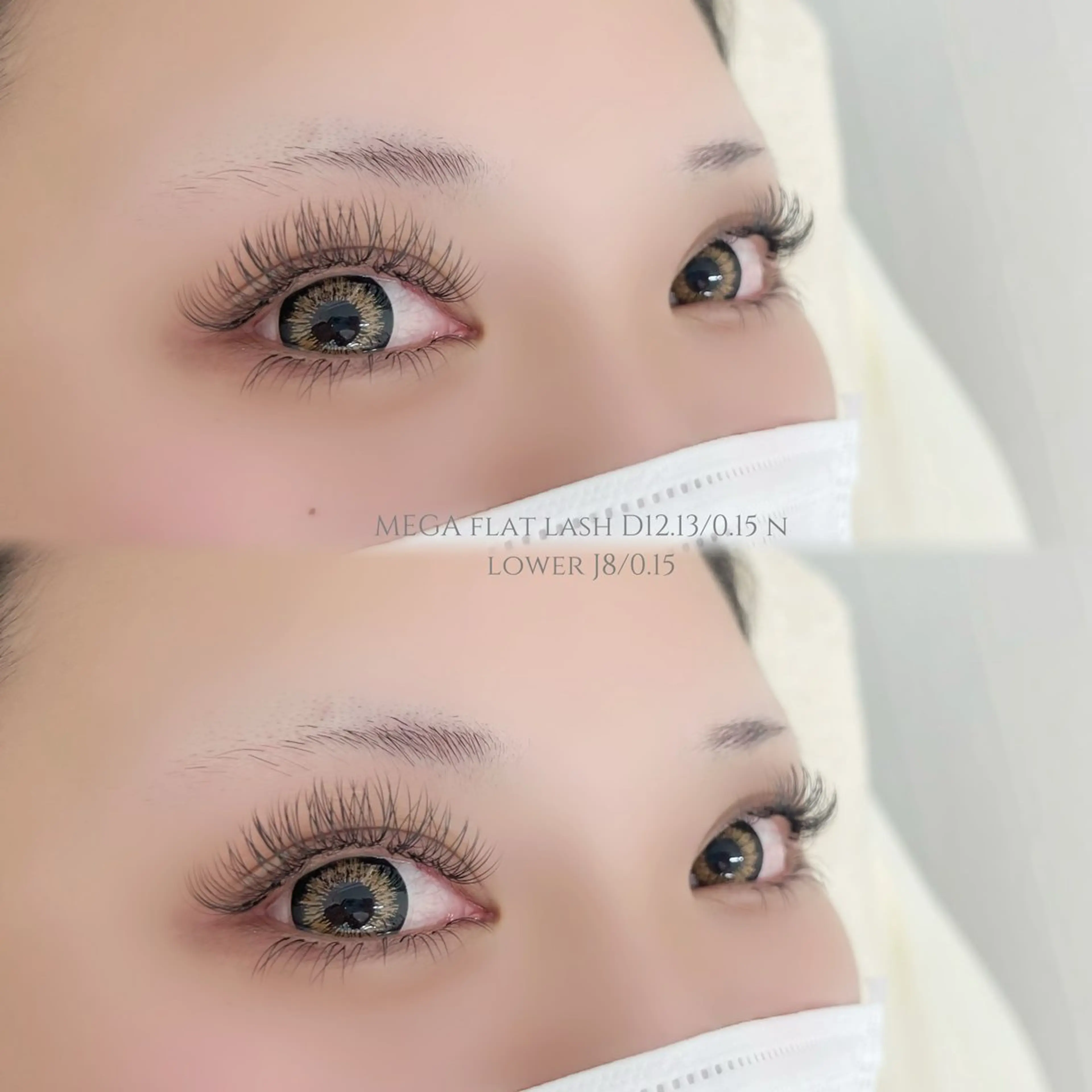 マツエク・マツパ フラットラッシュ マツエク Atelier AIHA所属・アトリエ AIHA 京橋店のマツエク・マツパデザイン