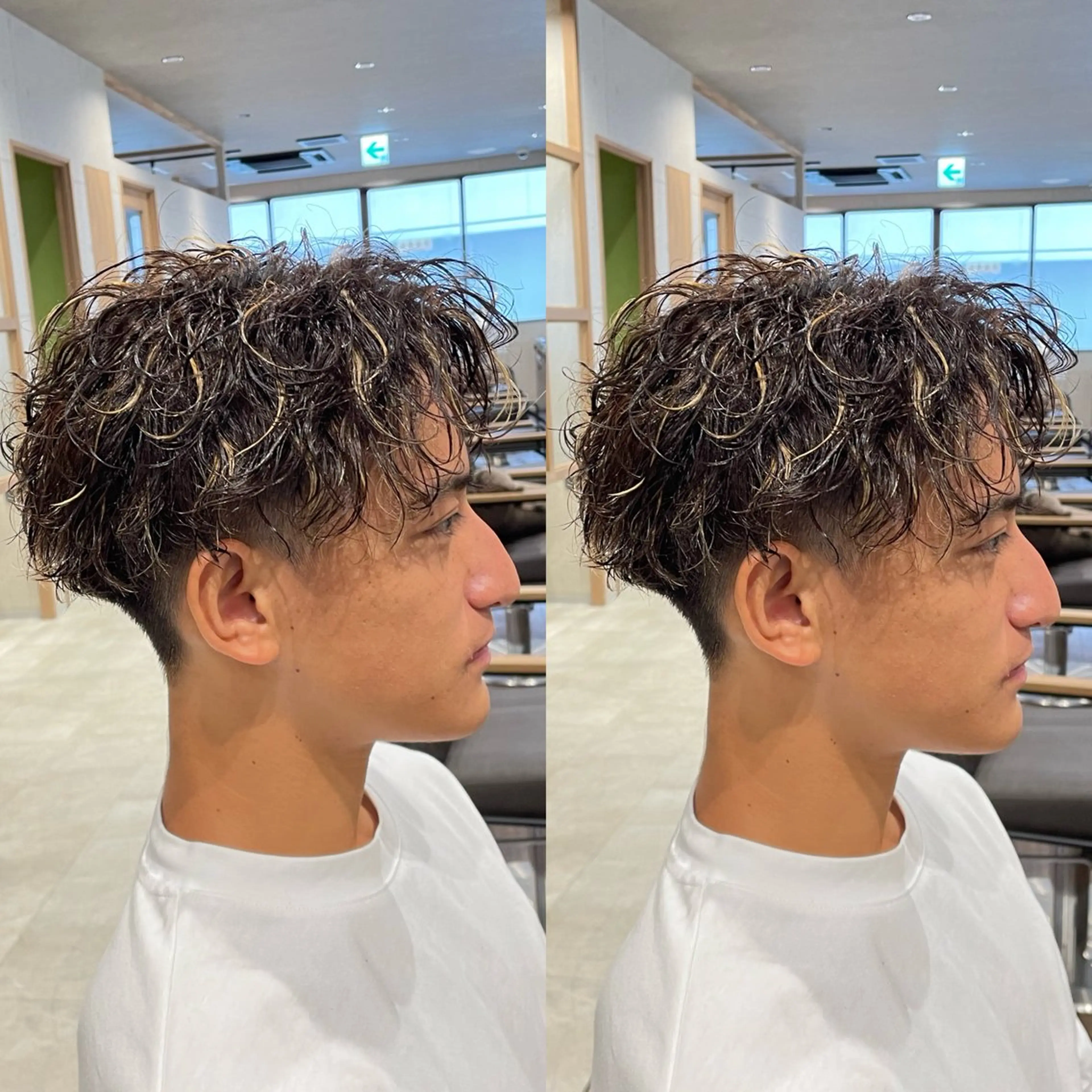 パーマ メンズ メンズパーマ 波巻きパーマ カット パーマ 泉　将太/メンズ特化 /メンズパーマのヘアスタイル