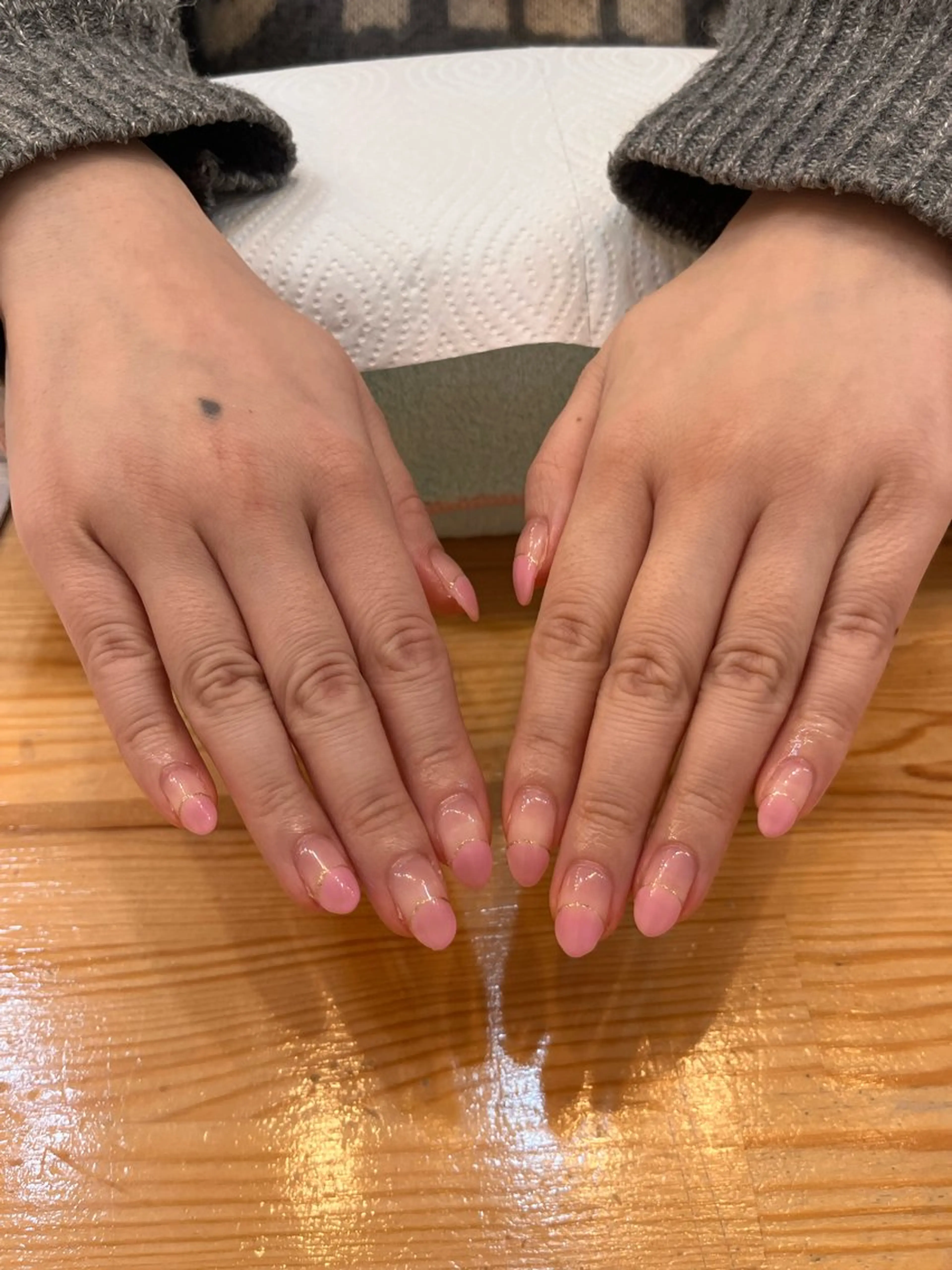 ネイル フレンチネイル nailAlaia 妙典店   アイリのネイルデザイン