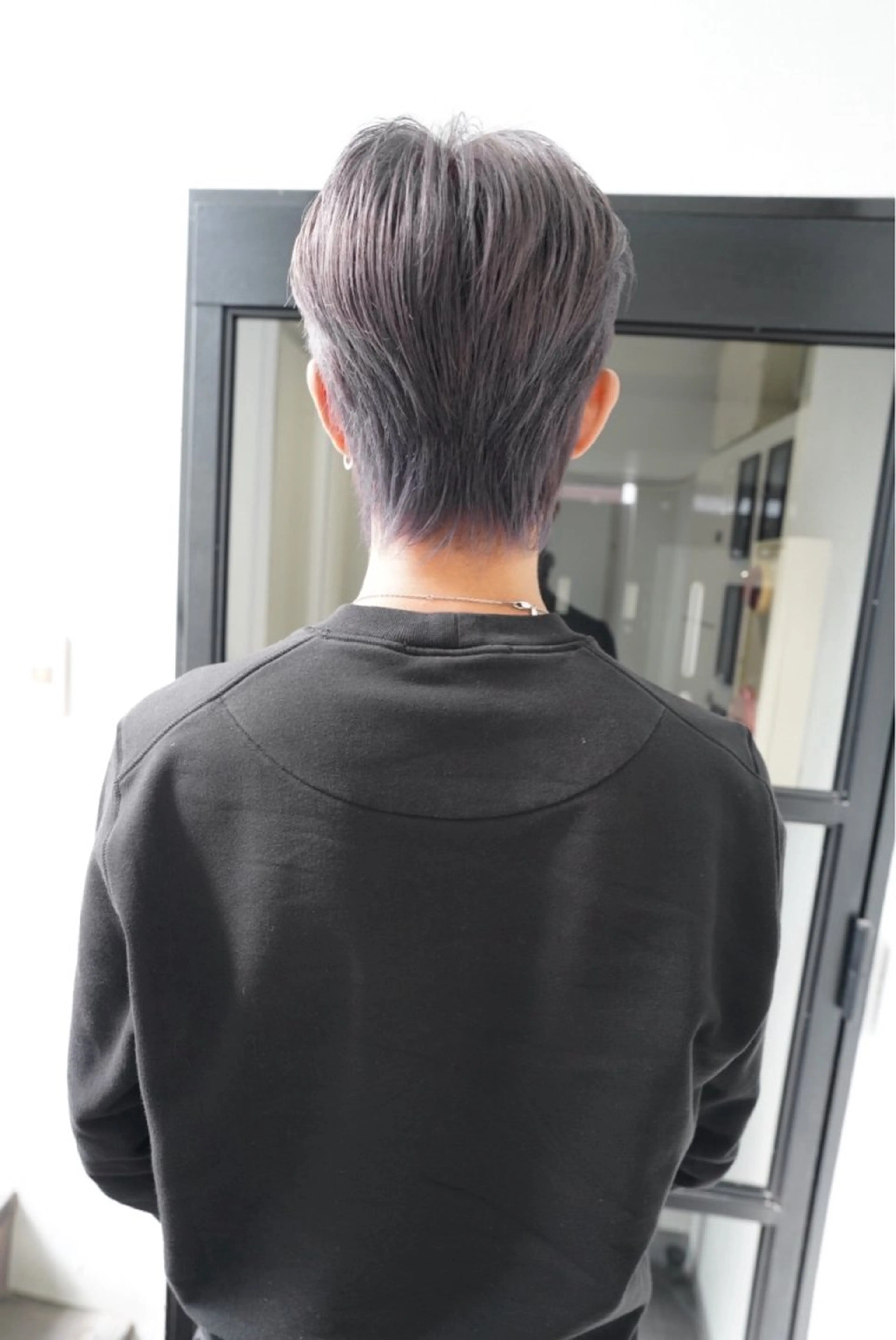 ショート カラー メンズ カット ヘッドスパ wabi【ワビ】所属・manami/ヘア セット/ハイトーンのヘアスタイル