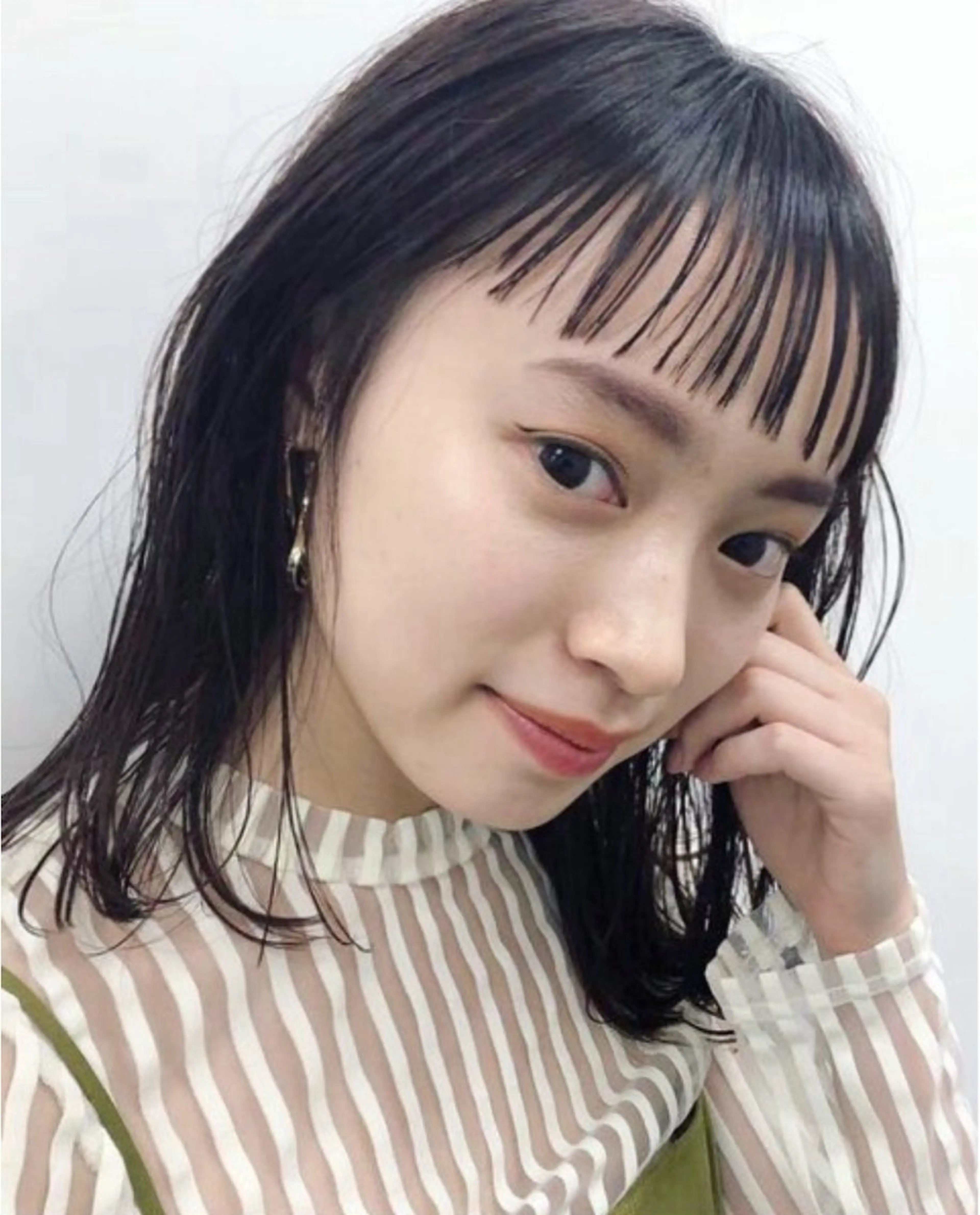 ミディアム カラー 透明感カラー🫧 nanamiのヘアスタイル