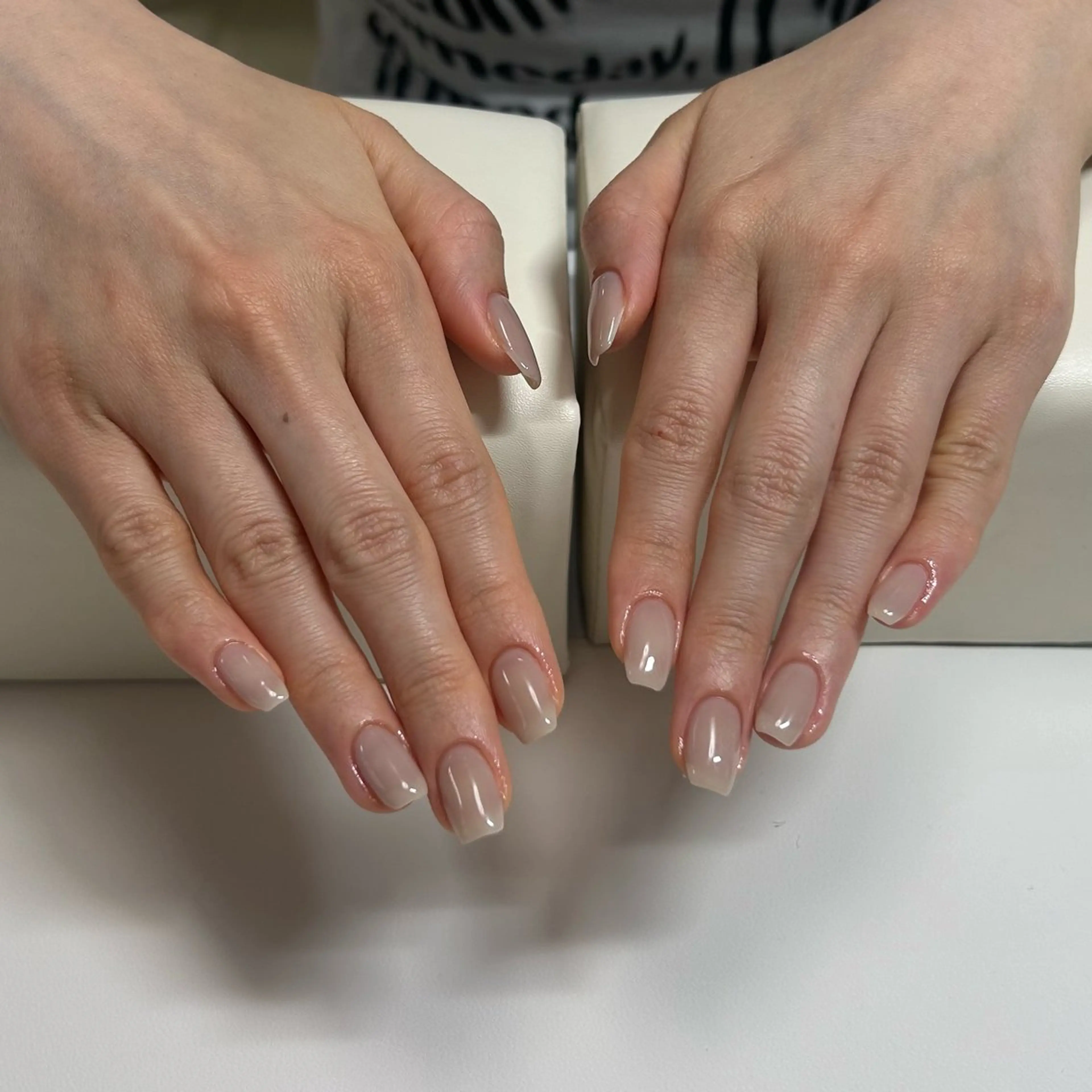 オフなし ワンカラーorラメグラ(クリアベース)の写真