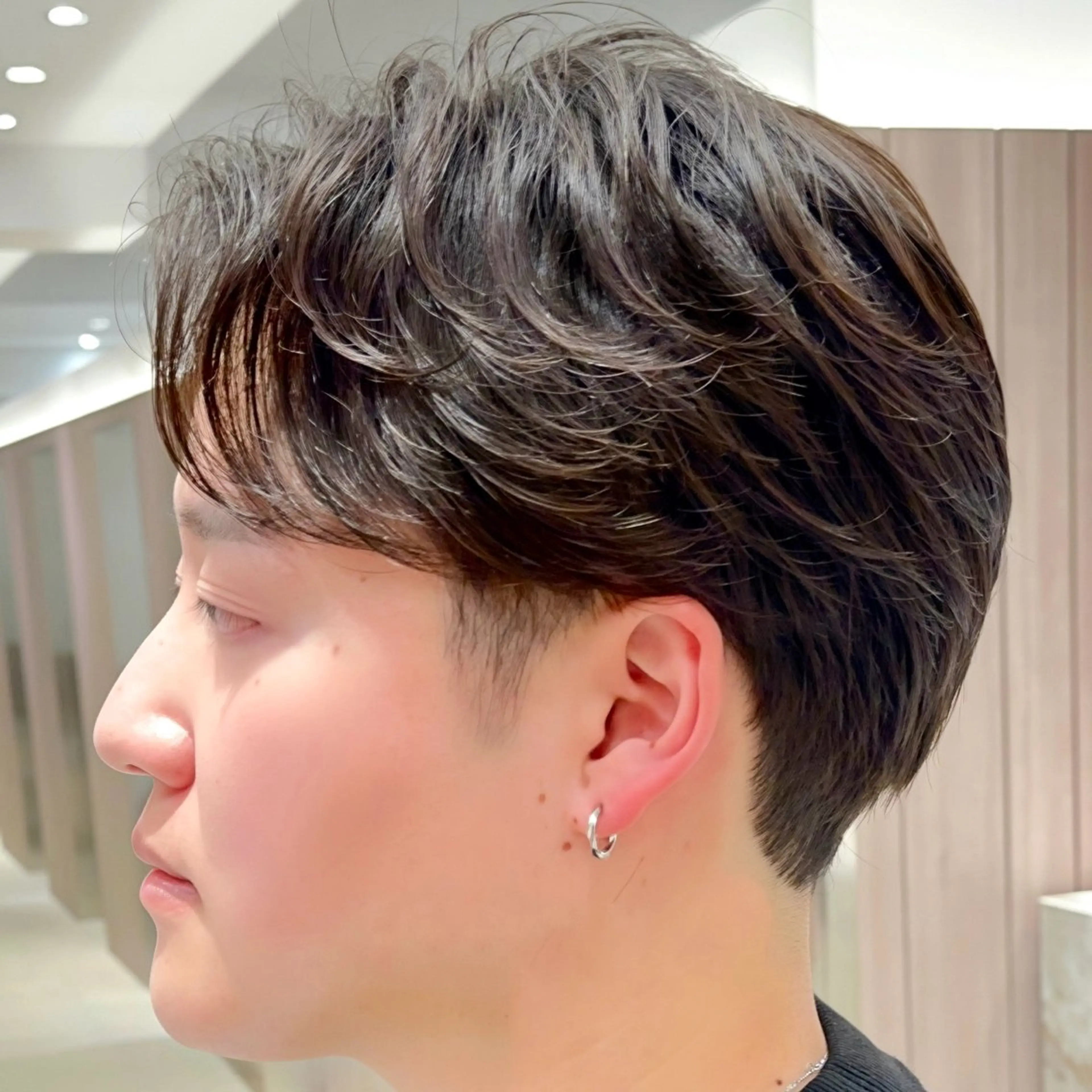 メンズ レイヤーカット/ レイヤーボブ/kiiのヘアスタイル