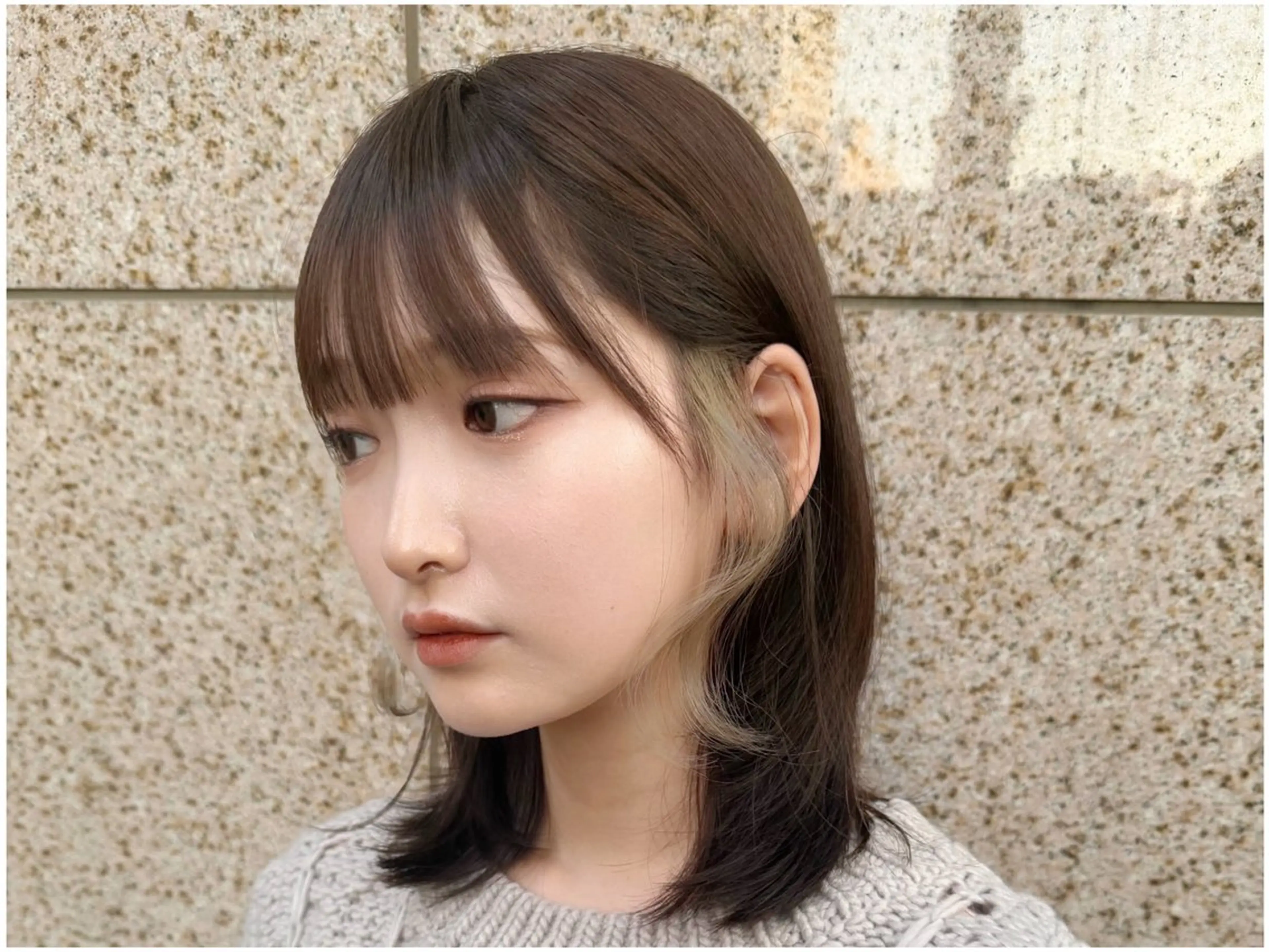 ショート カラー ブリーチ ダブルカラー イヤリングカラー カット ヘアカラー 🫧ショート/ボブ 池袋西口・泡渕✂️のヘアスタイル