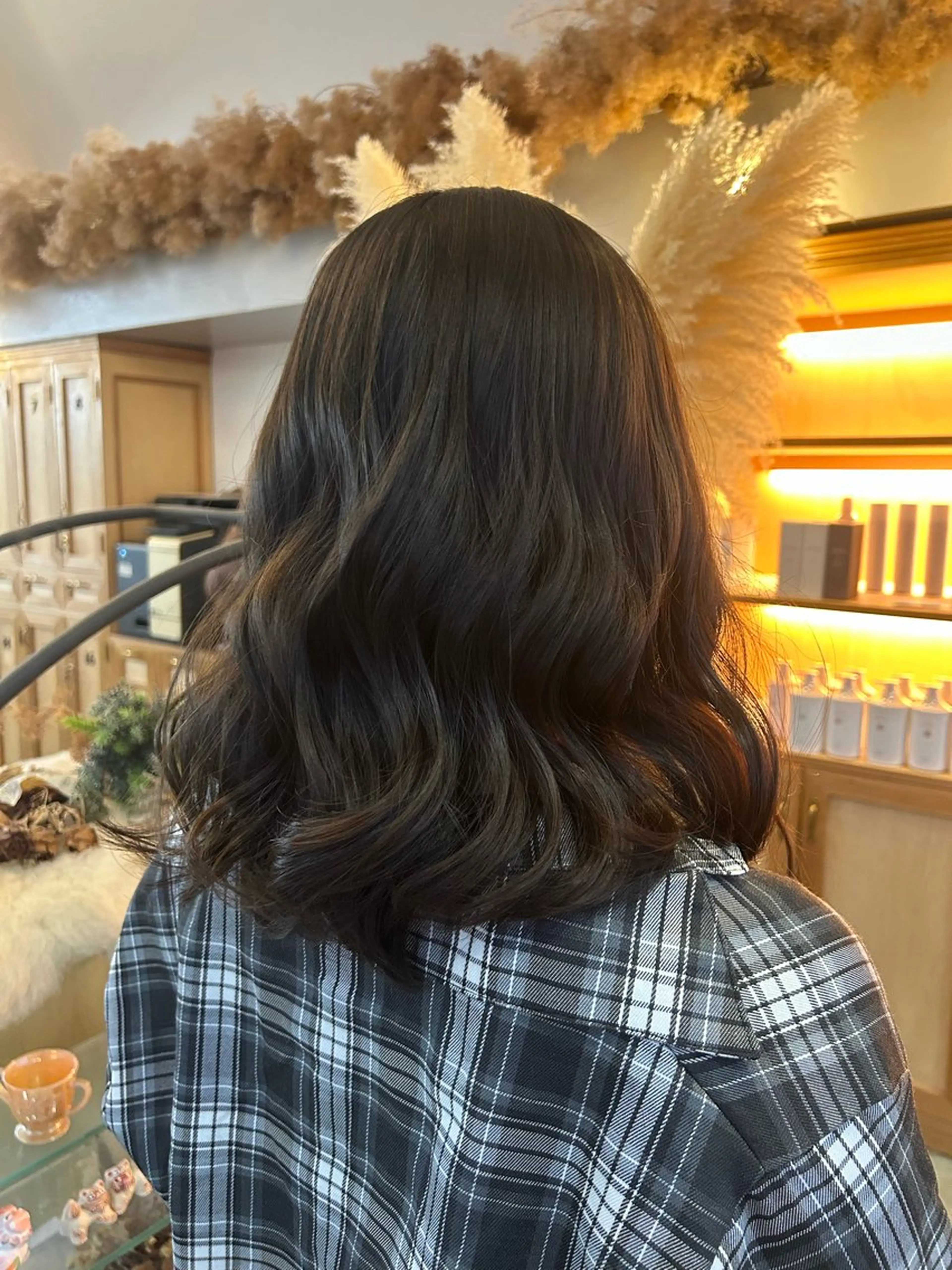 ミディアム カット ヘアカラー ヘッドスパ YUIMARL SUZUKAのヘアスタイル