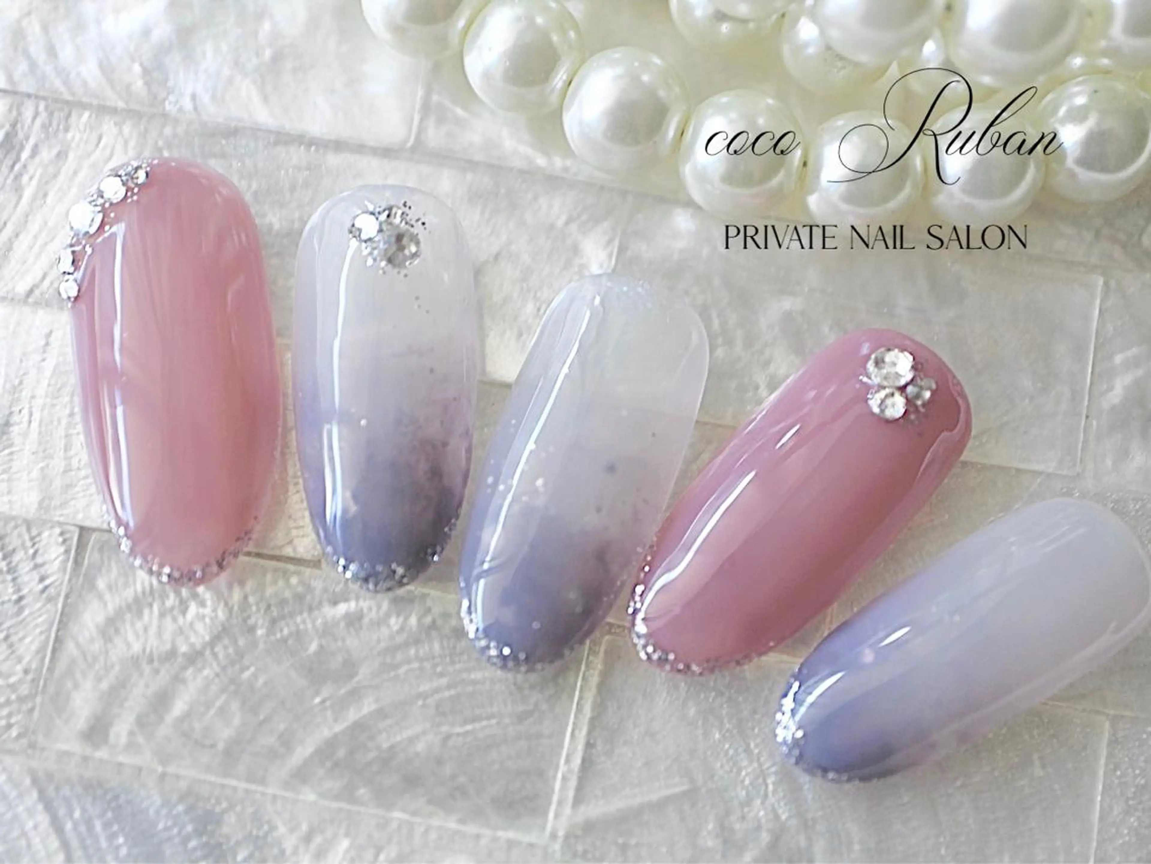 ネイル 自爪育成ネイルサロン ココリュバンのネイルデザイン