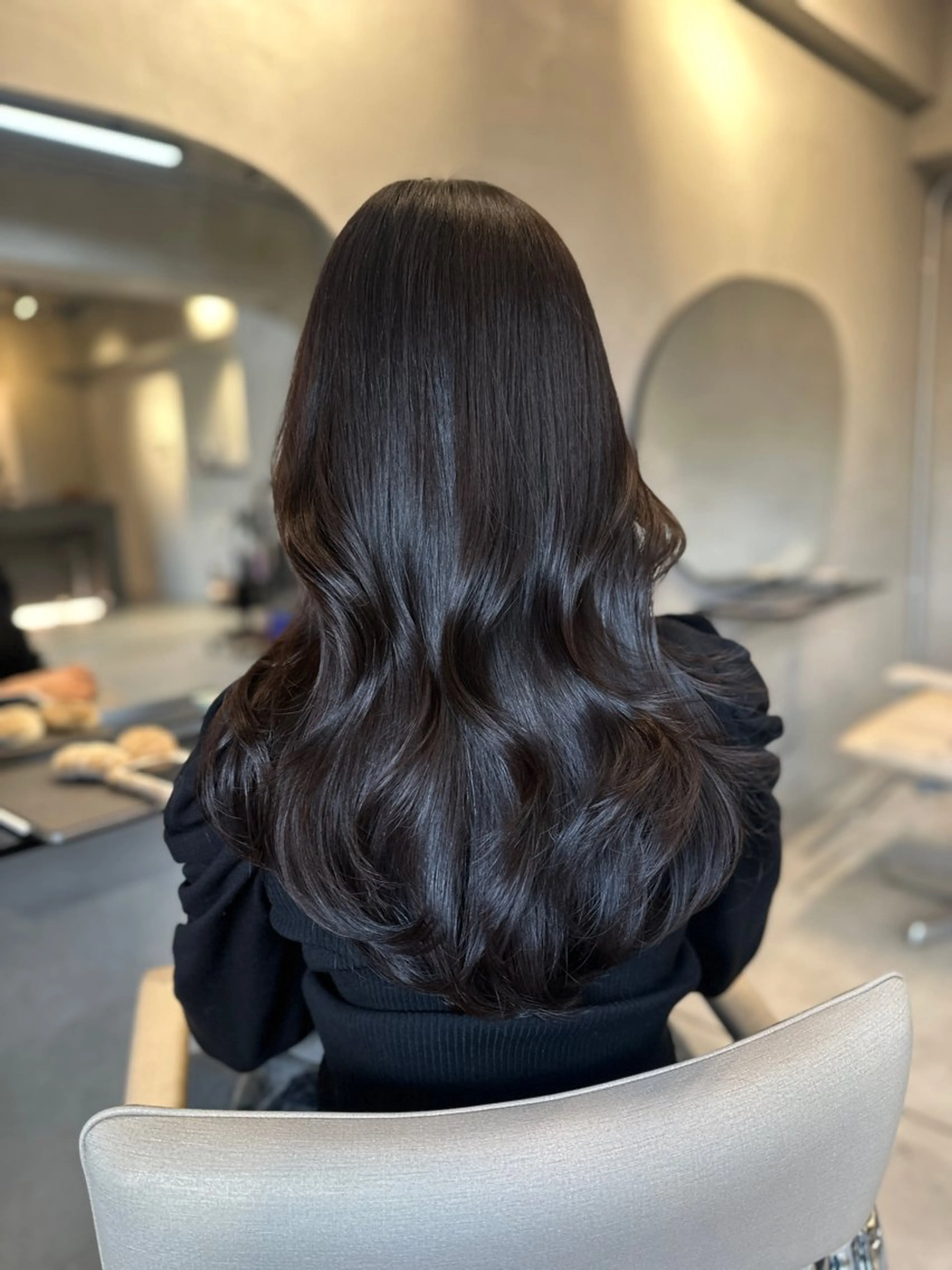 ロング パーマ カット パーマ トリートメント レイヤーカット /髪質改善　小池　祐のヘアスタイル