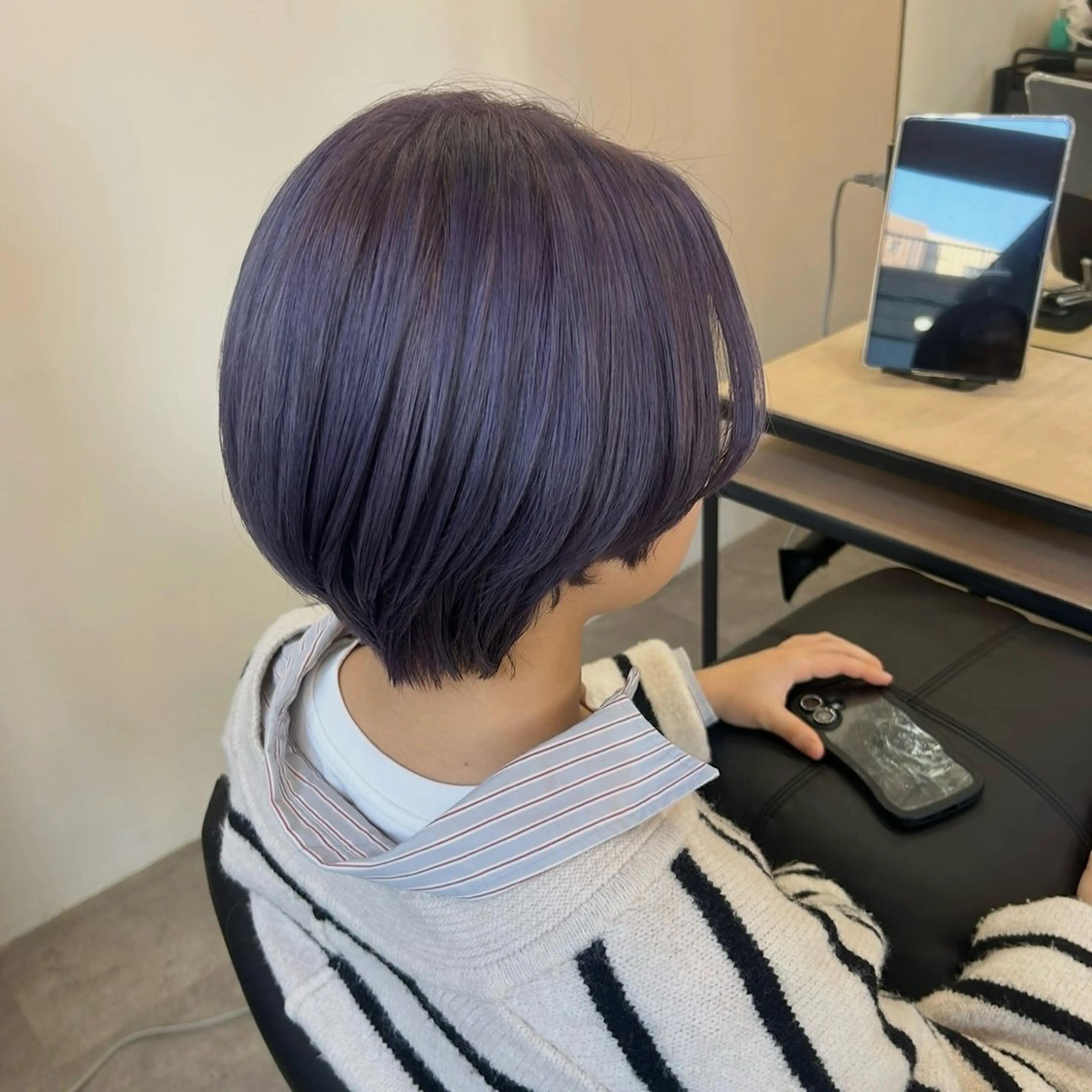 ショート カラー ヘアカラー トリートメント 立花 ふたば🌱のヘアスタイル