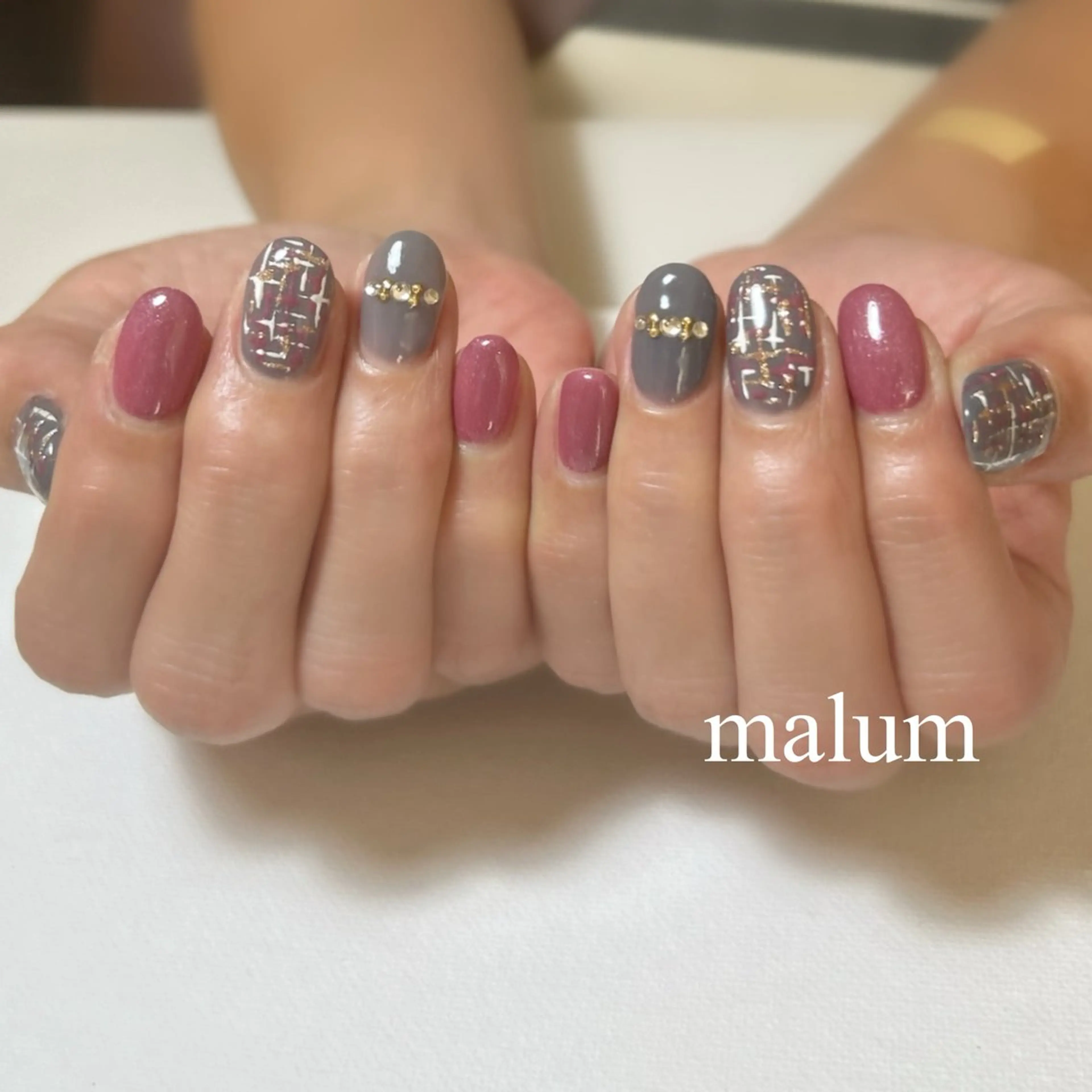 ネイル ハンドネイル malum nailのネイルデザイン