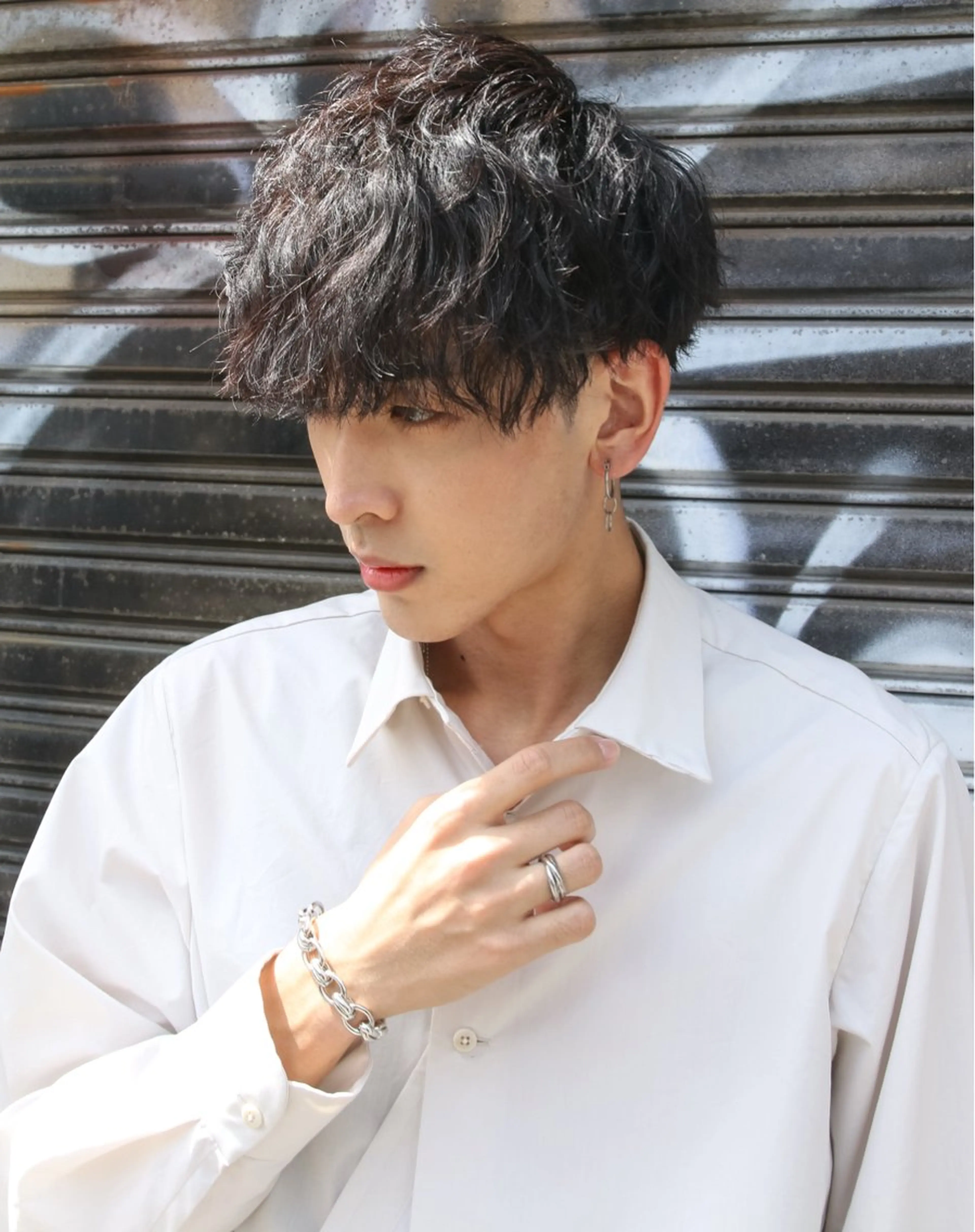 パーマ メンズ メンズ特化美容師/ パーマ/波巻き/陸翔のヘアスタイル