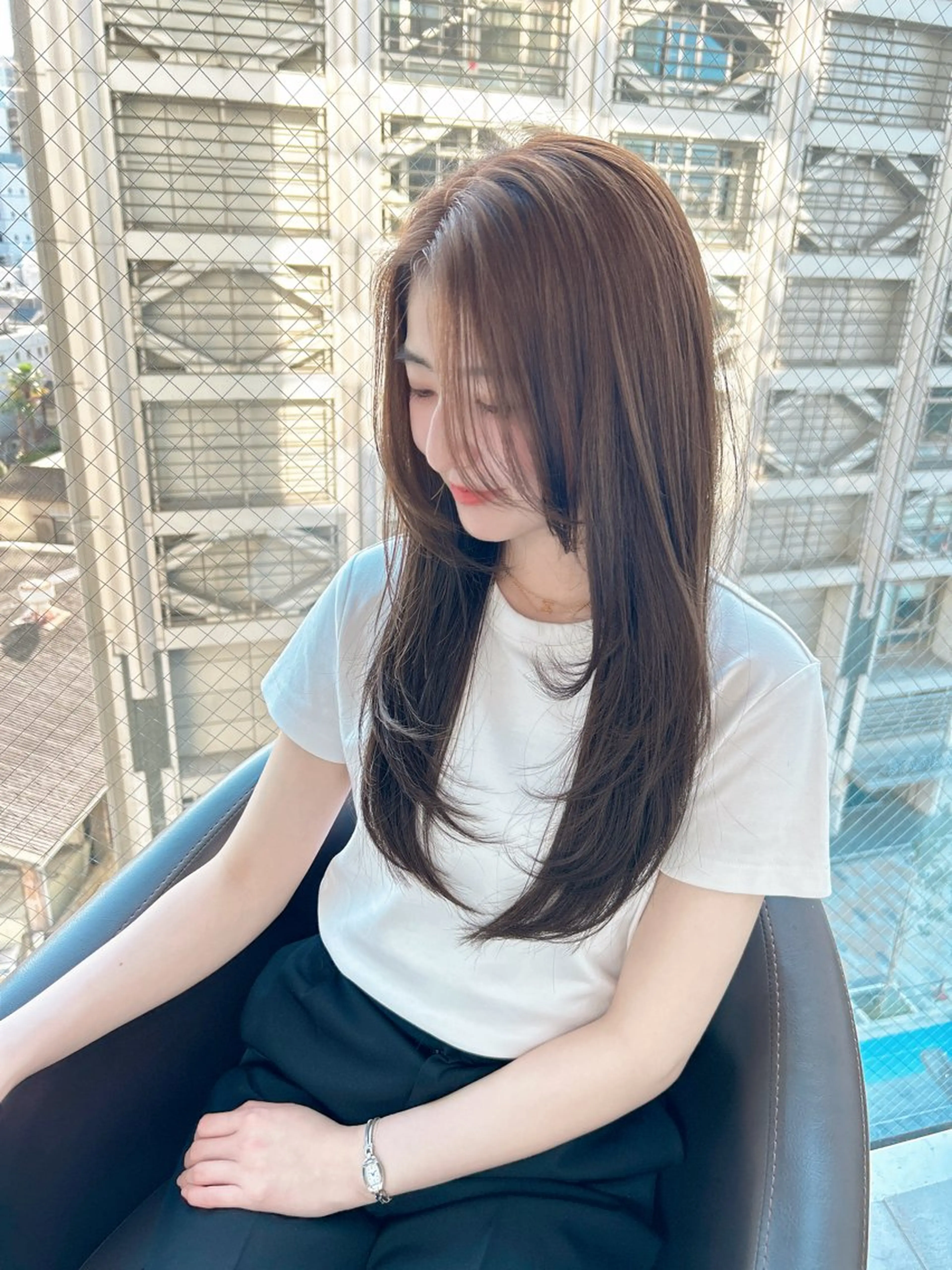 セミロング カラー ヘアアレンジ カット ヘアカラー トリートメント 【代表】 たき〜のヘアスタイル