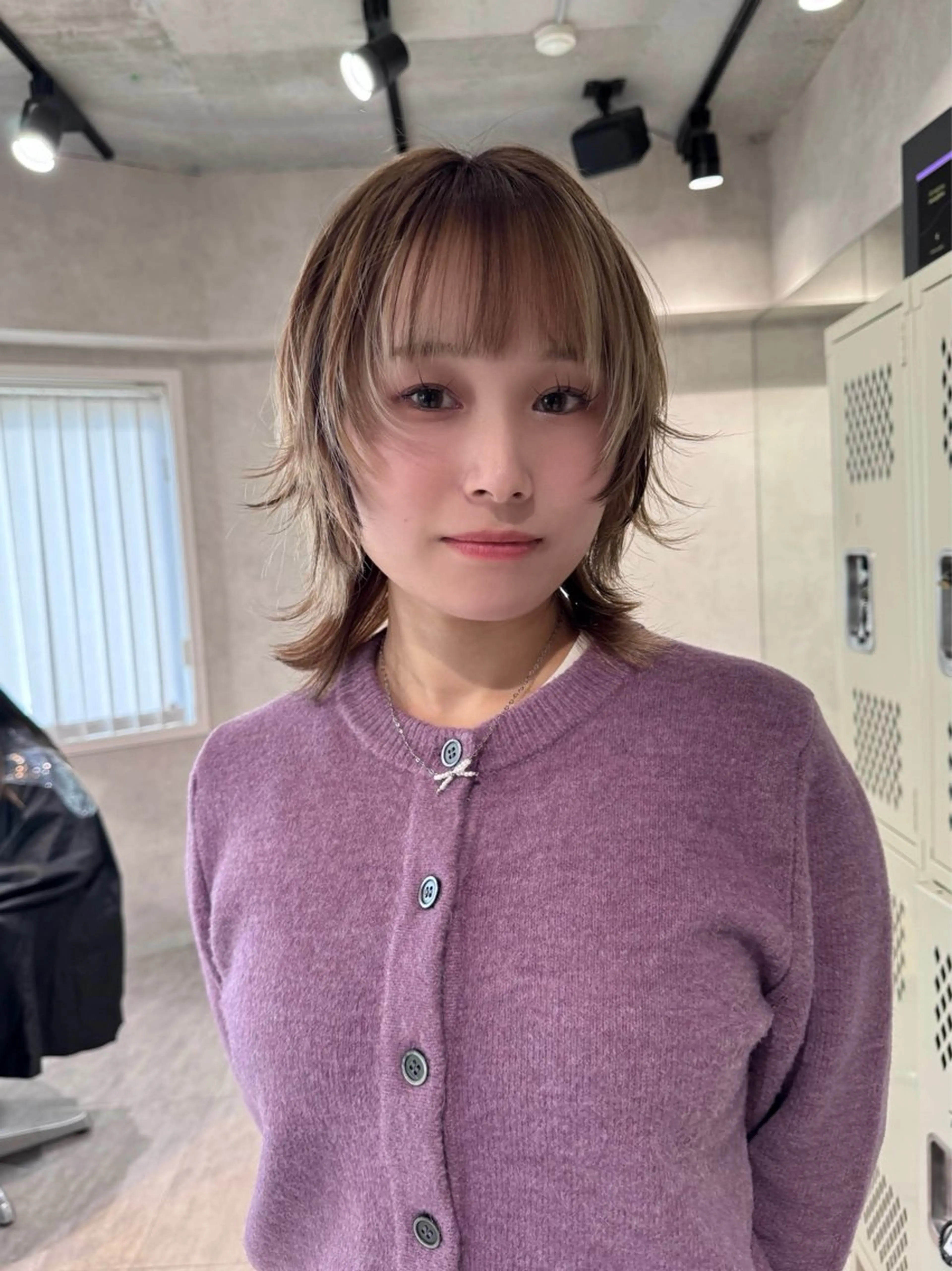 ミディアム カット ヘアカラー ダブルカラー ブリーチ/kaitoのヘアスタイル