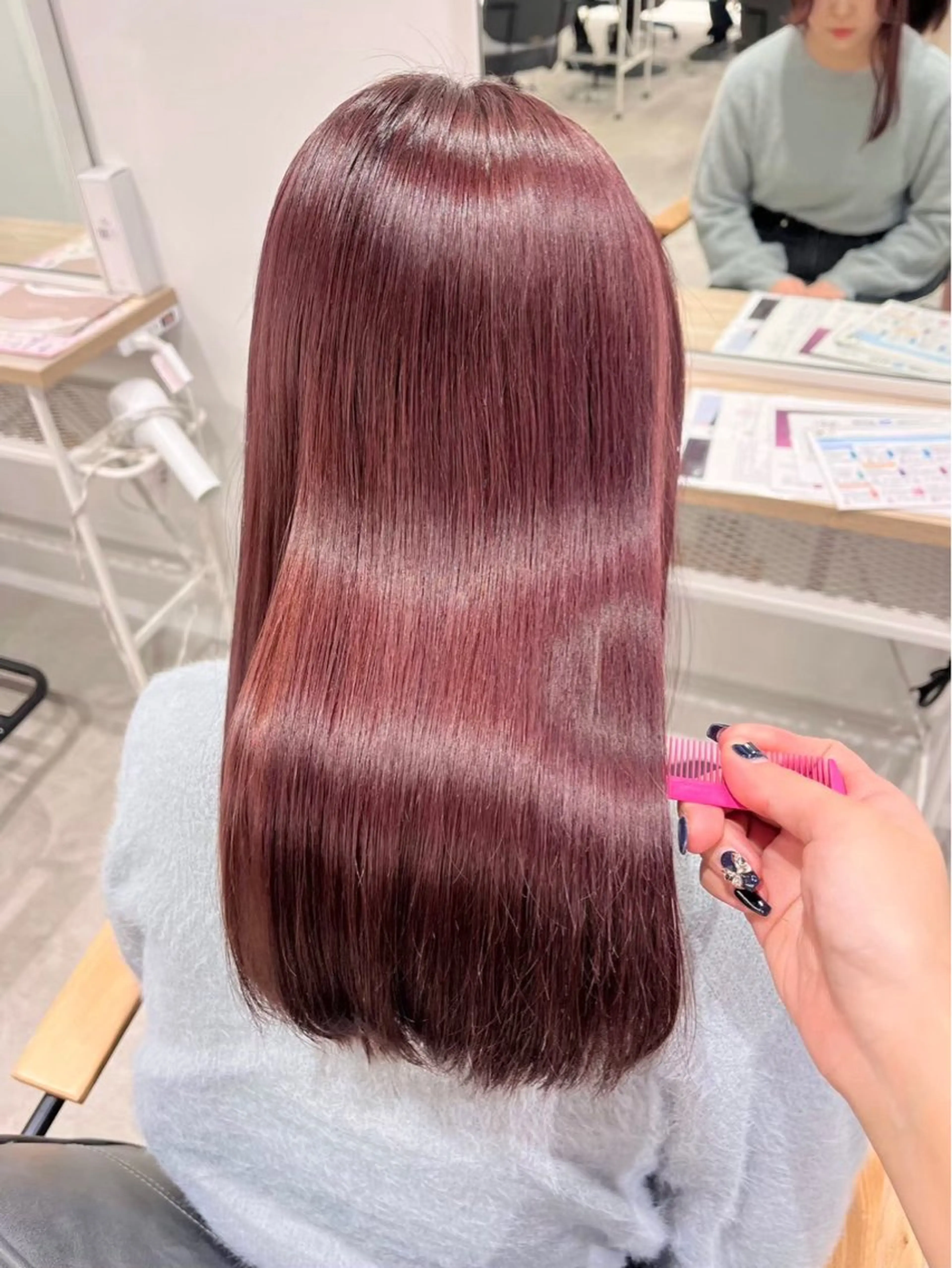 ロング カラー ヘアカラー 透明感ツヤカラー/ アイリスト/ゆきなのマツエク・マツパデザイン