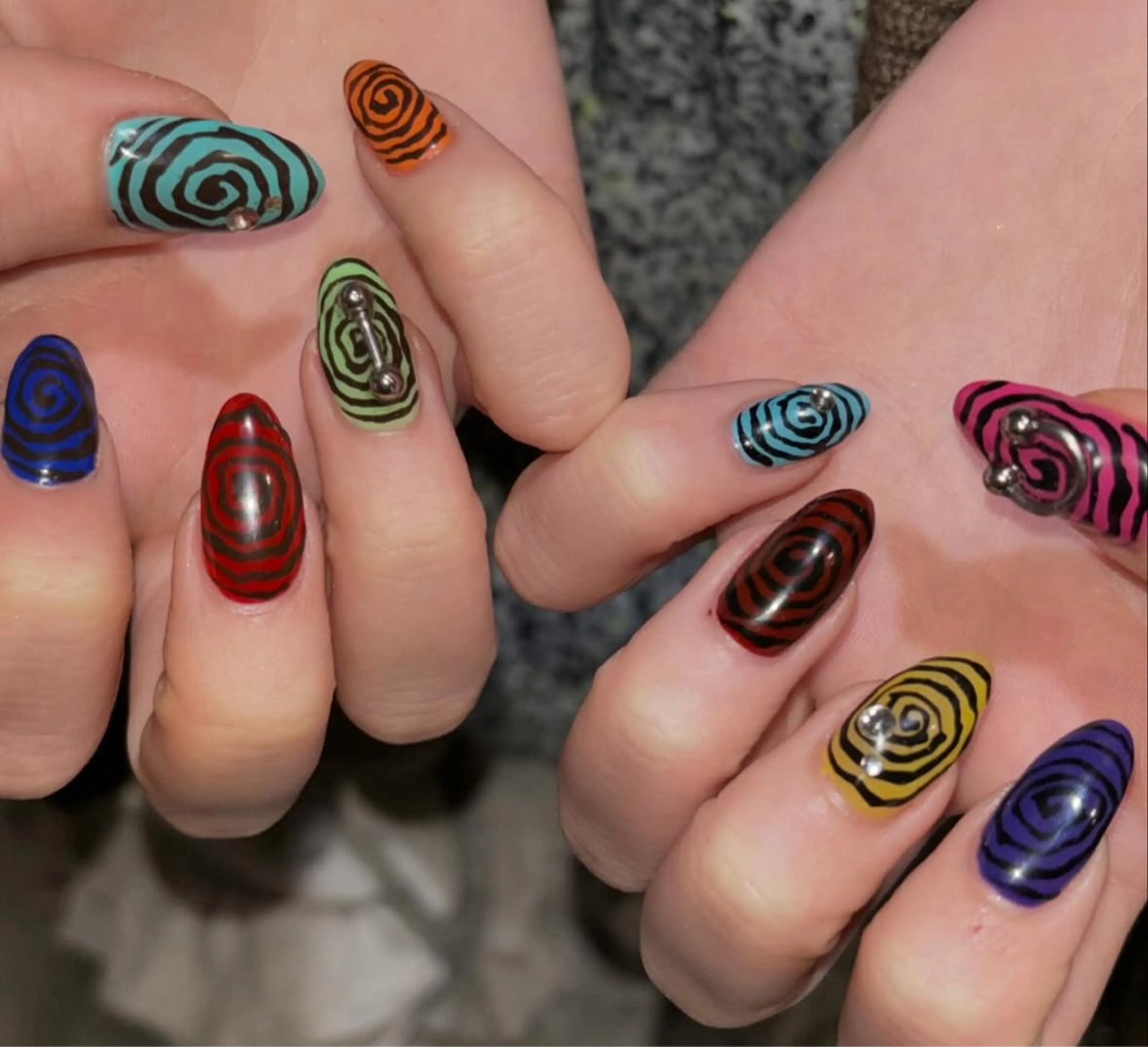 ネイル アートネイル ハンドネイル フットネイル ˚✧⁺⭐︎༚moca miyuu⁎⁺˳✧༚のネイルデザイン