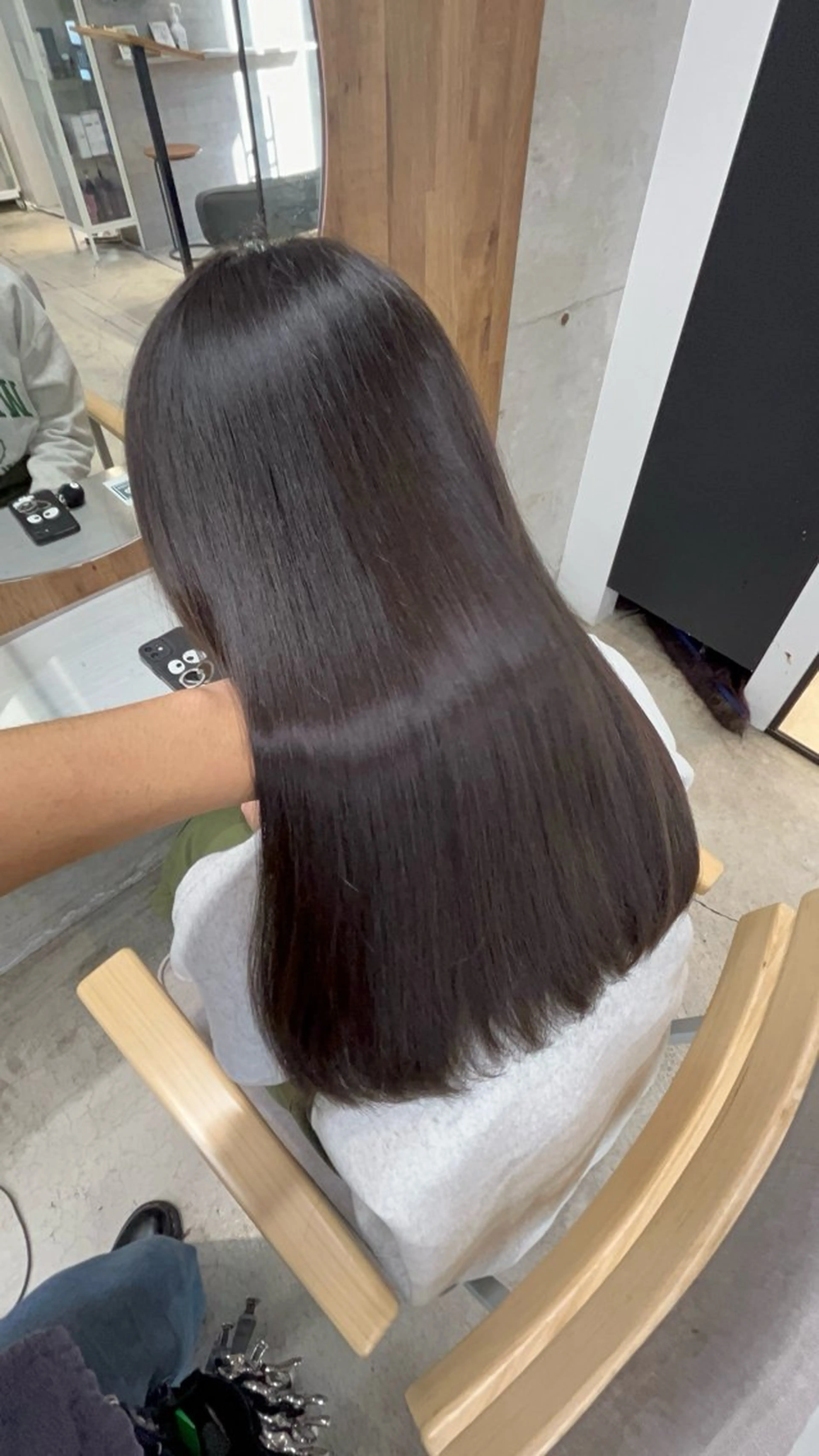 ロング 縮毛矯正 トリートメント 透明感カラー/ ブリーチ/💓パタオのヘアスタイル