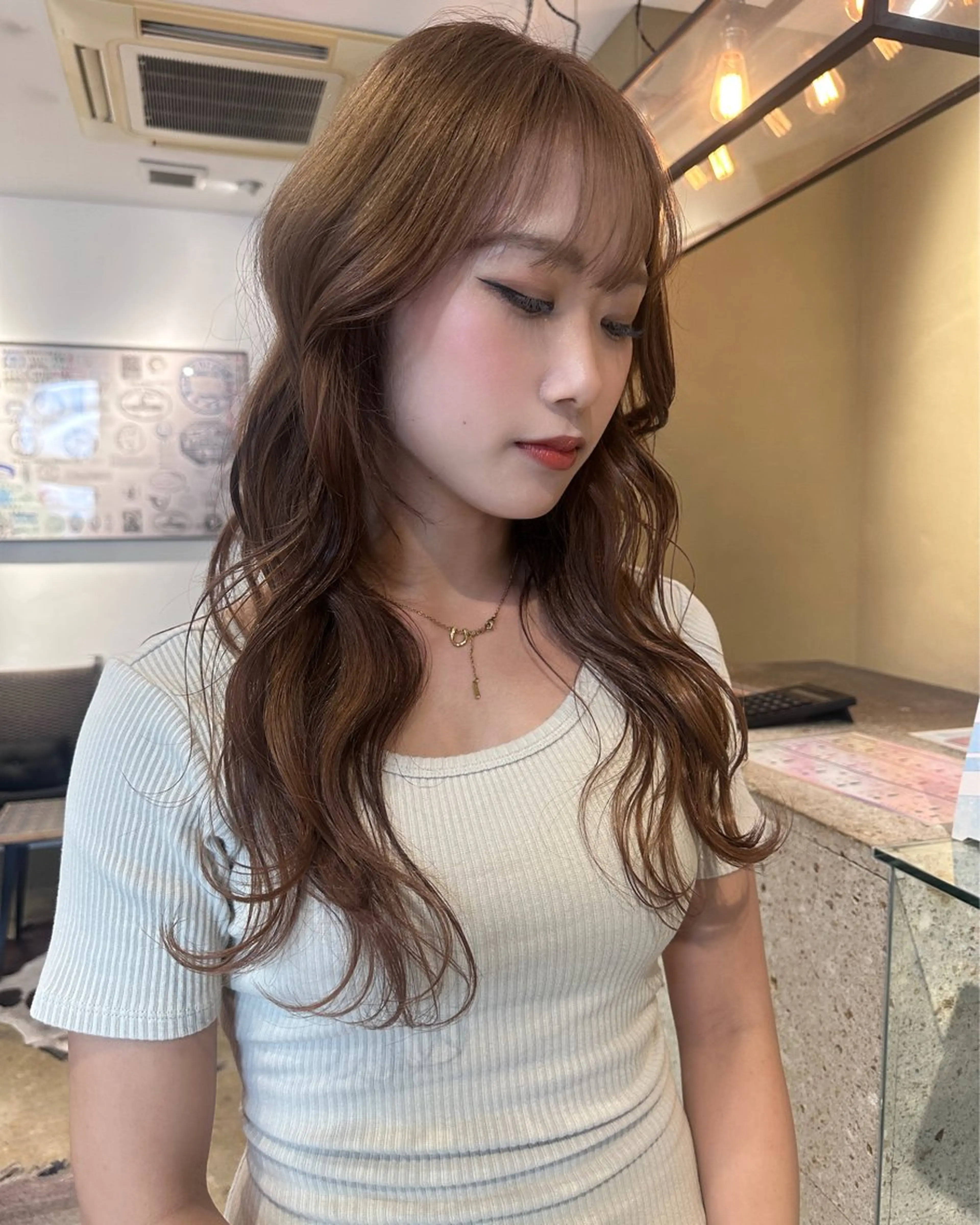 ロング カラー ヘアカラー YUI.⋆𝜗𝜚 /レイヤー/ボブのヘアスタイル