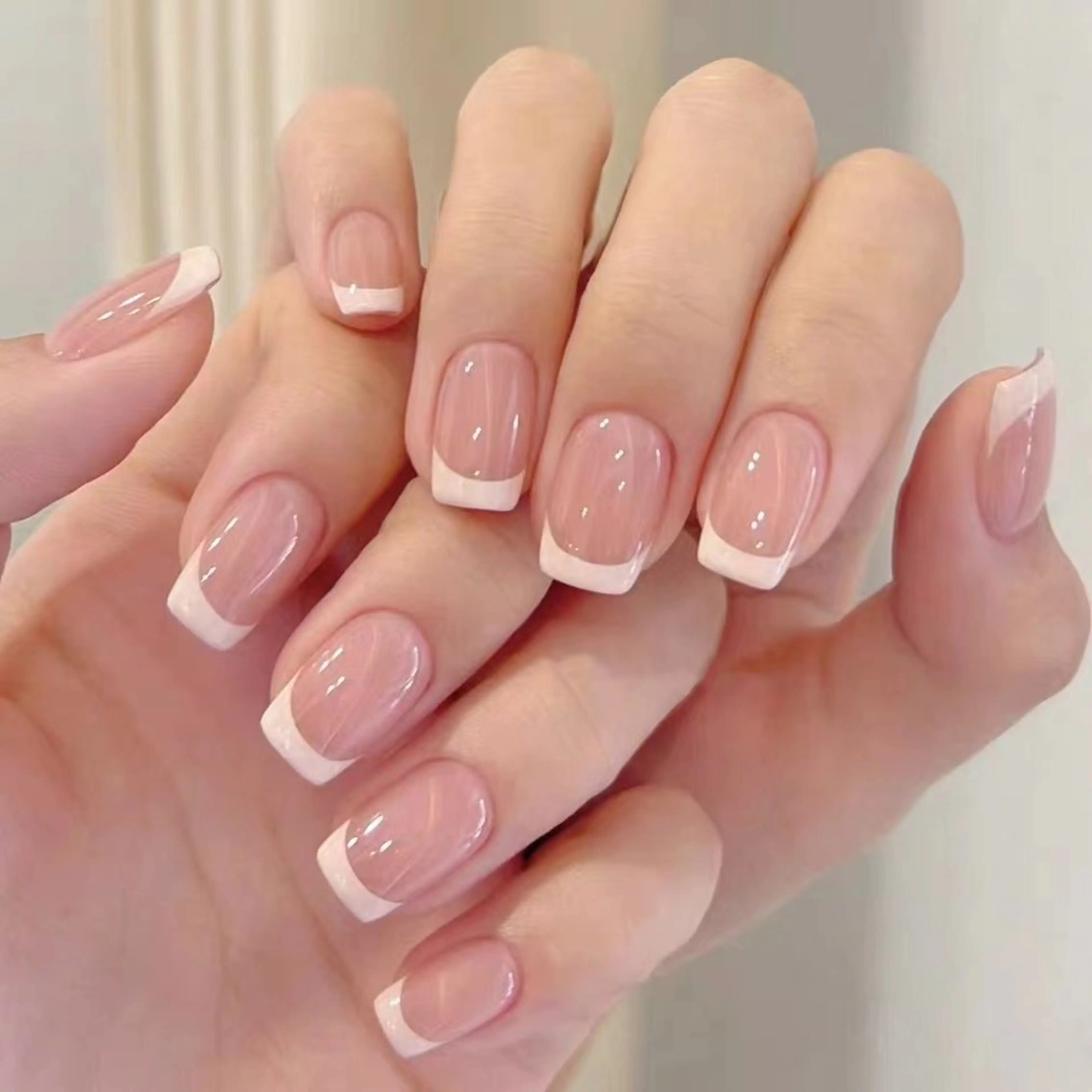 ネイル フレンチネイル ワンカラーネイル ハンドネイル sakii_nail 池袋のネイルデザイン