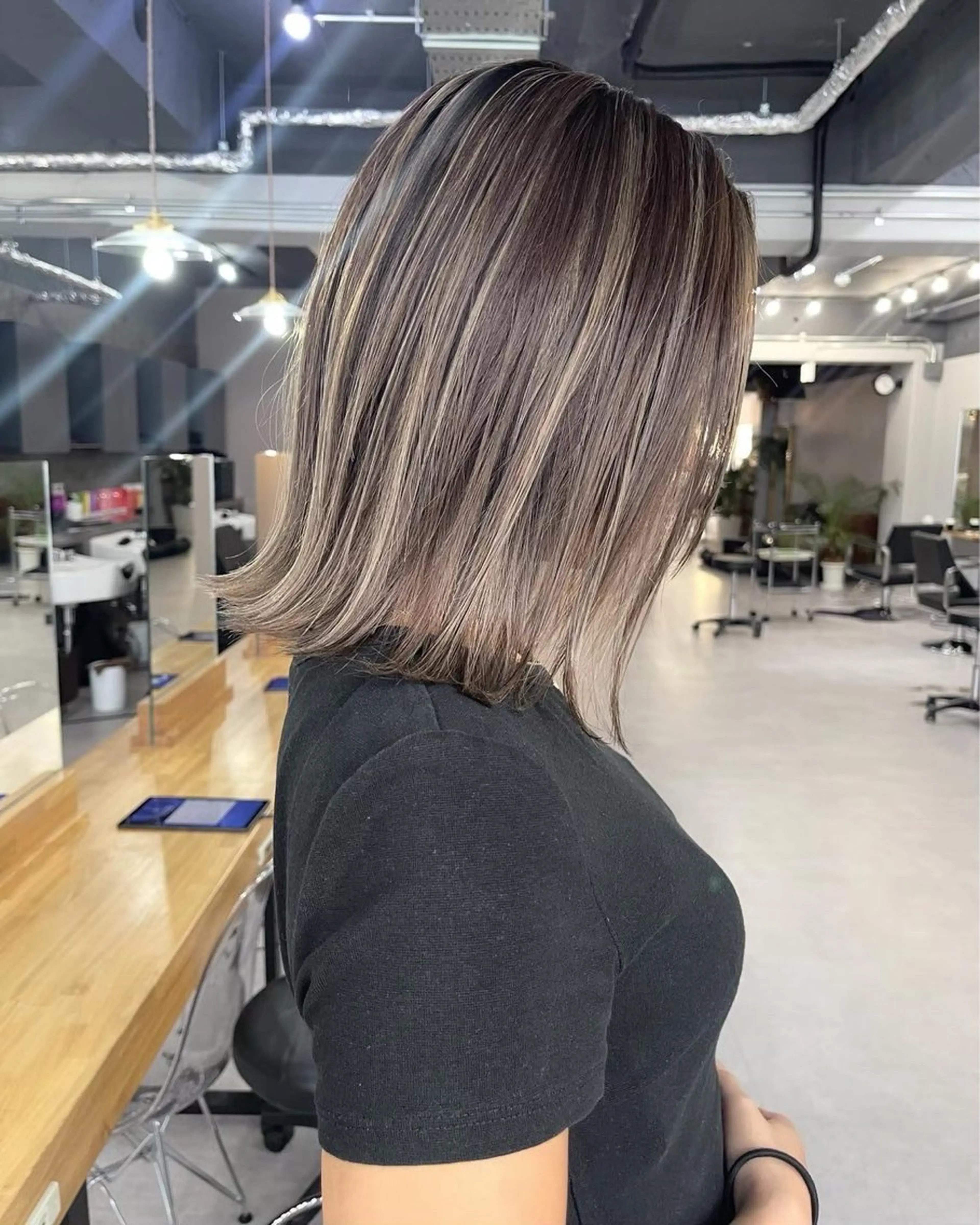 ショート カット ヘアカラー トリートメント 中山 天地のヘアスタイル